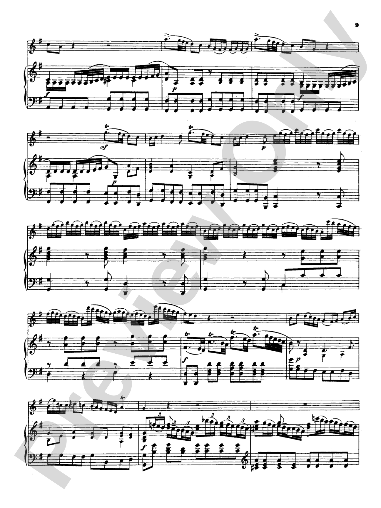 Great: Four Concertos for Flute and Piano: Flute Book