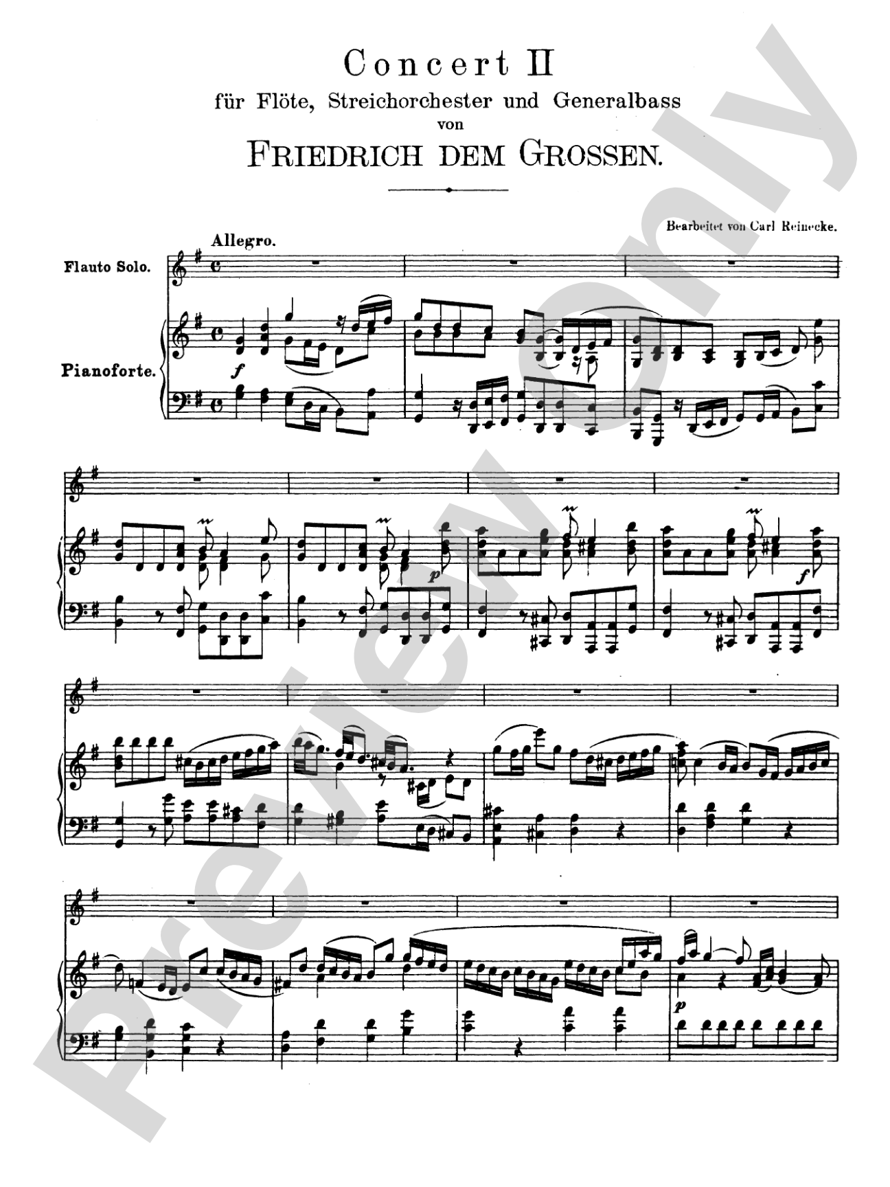 Great: Four Concertos for Flute and Piano
