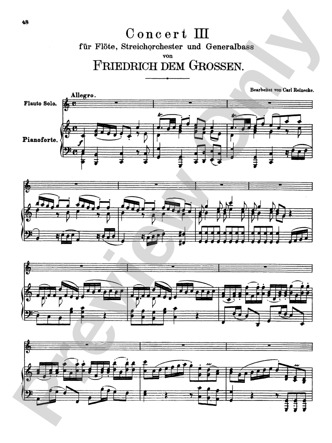 Great: Four Concertos for Flute and Piano