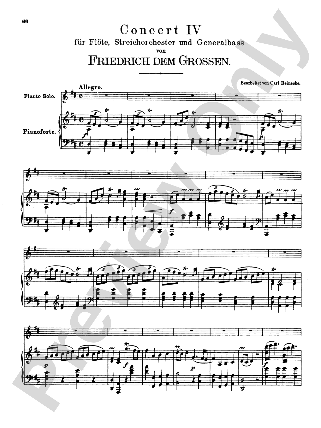 Great: Four Concertos for Flute and Piano