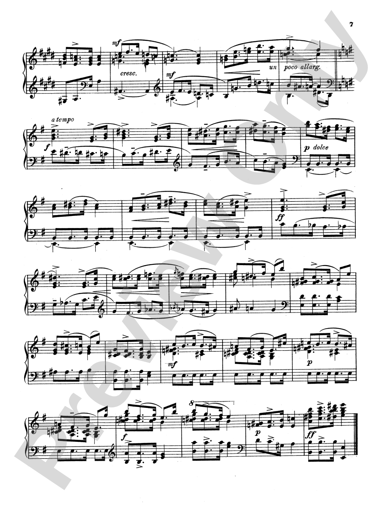 Albéniz: Zortzico: Piano