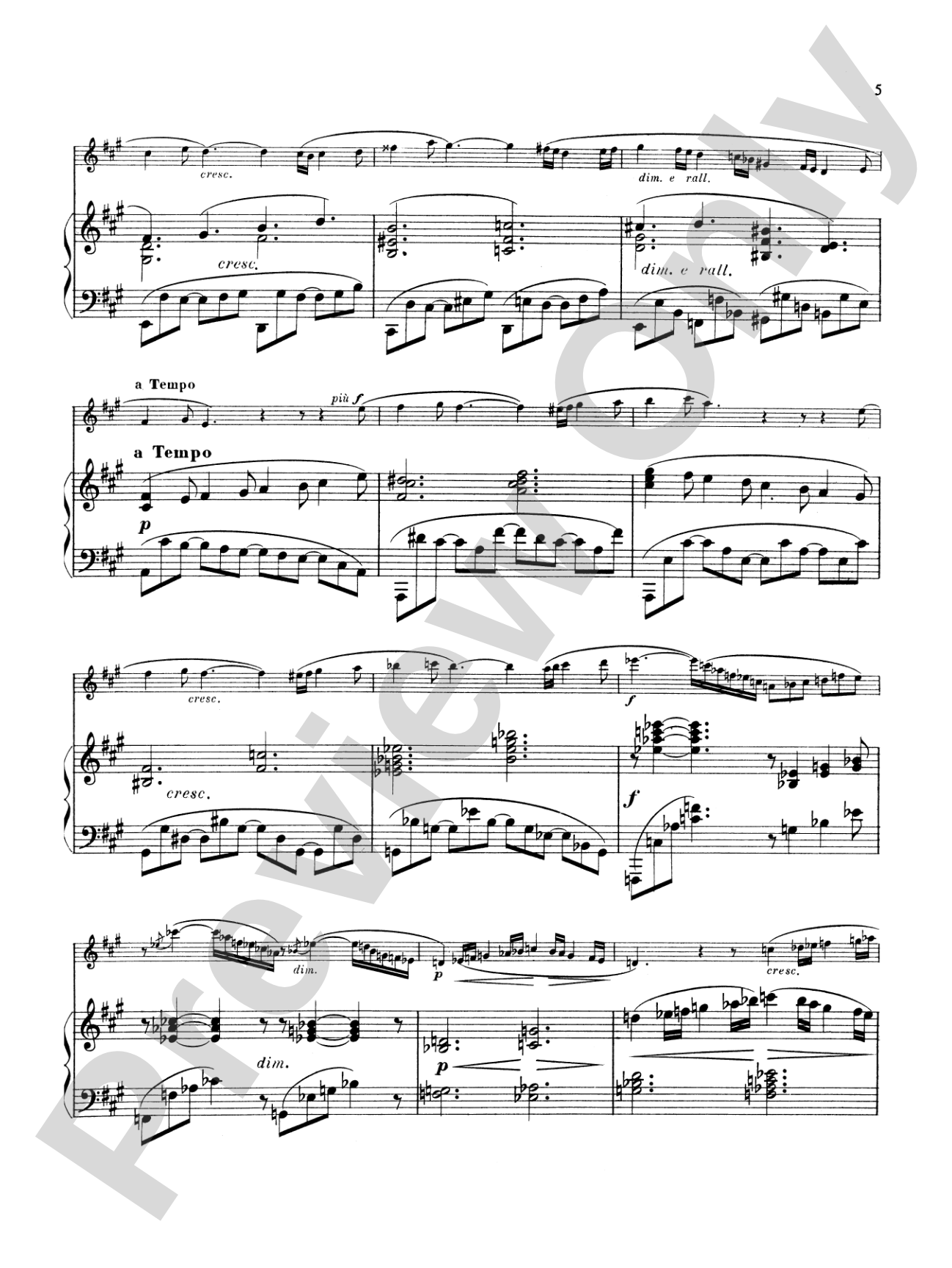 Hüe: Fantaisie and Serenade: Flute Part(s)