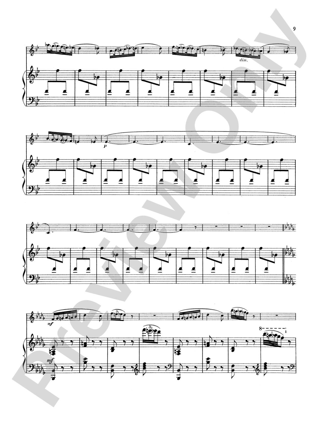 Hüe: Fantaisie and Serenade: Flute Part(s)