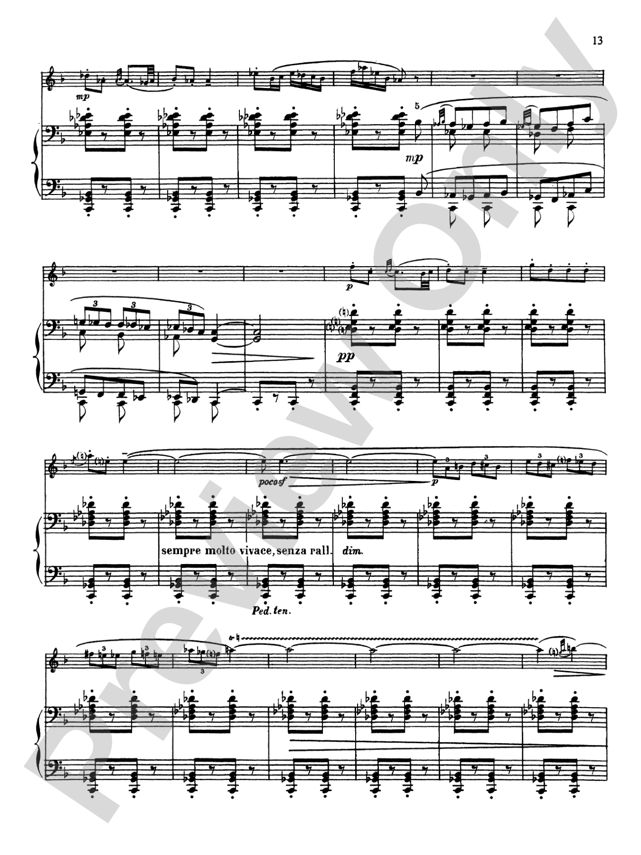 Casella: Sicilienne and Burlesque: Flute Part(s)