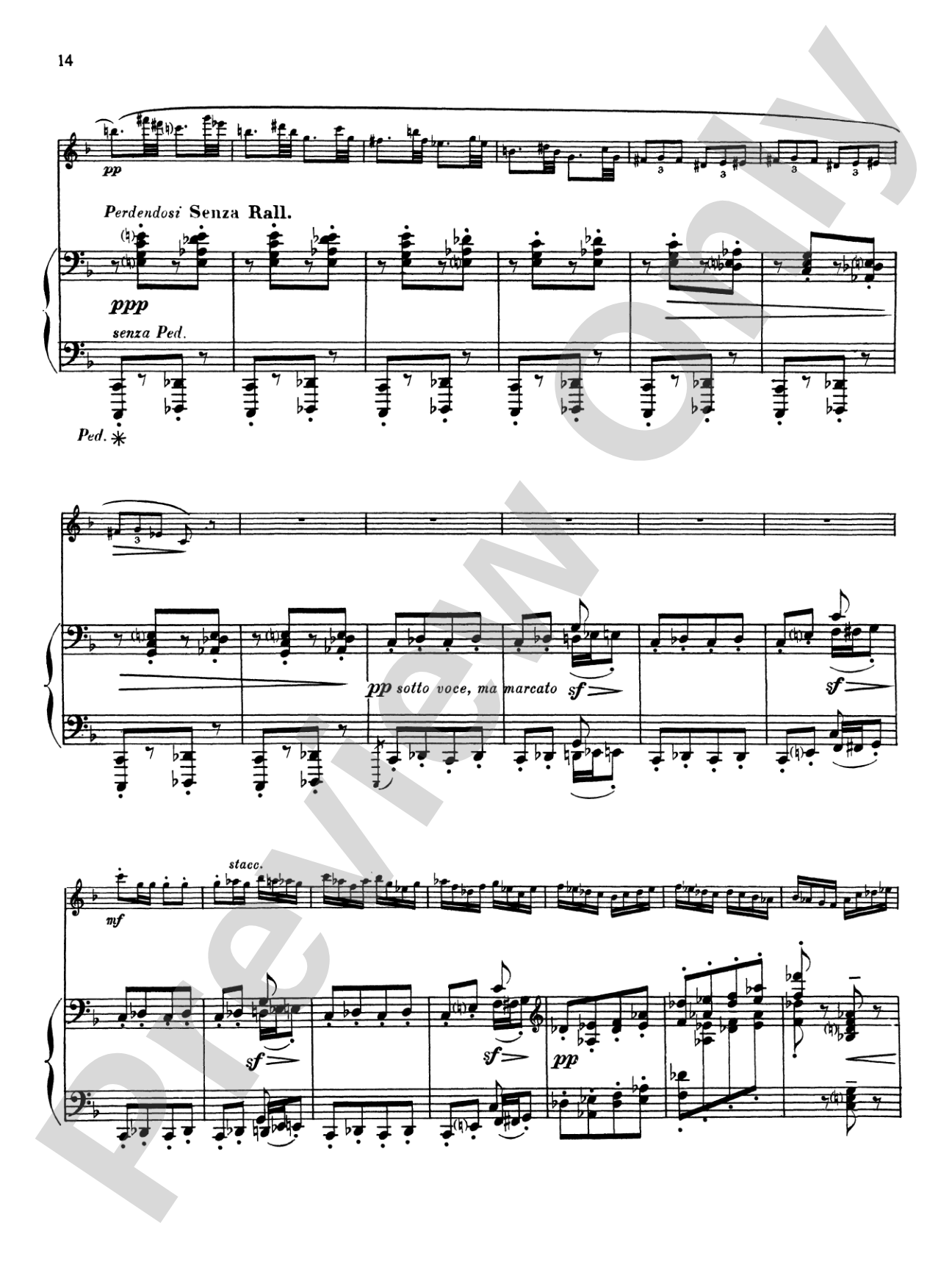 Casella: Sicilienne and Burlesque: Flute Part(s)