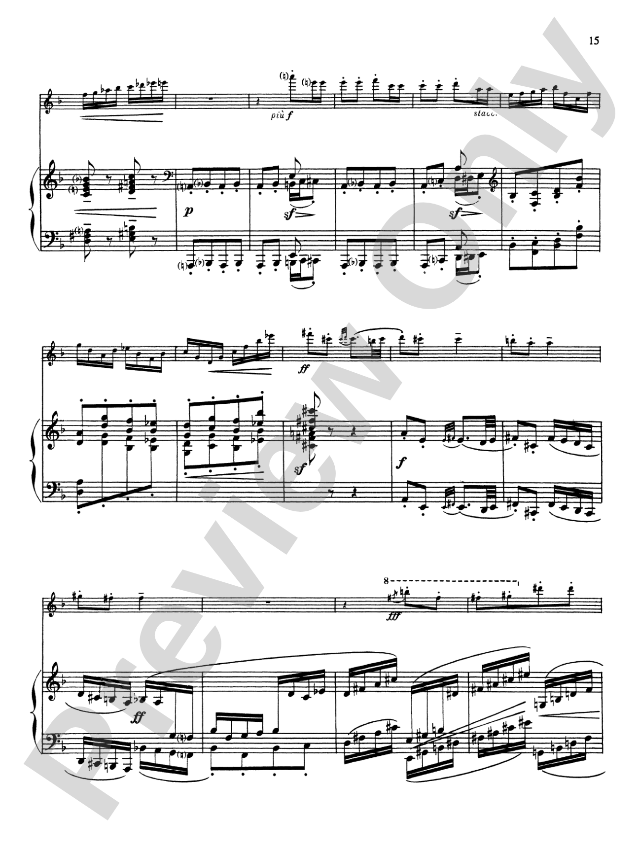Casella: Sicilienne and Burlesque: Flute Part(s)