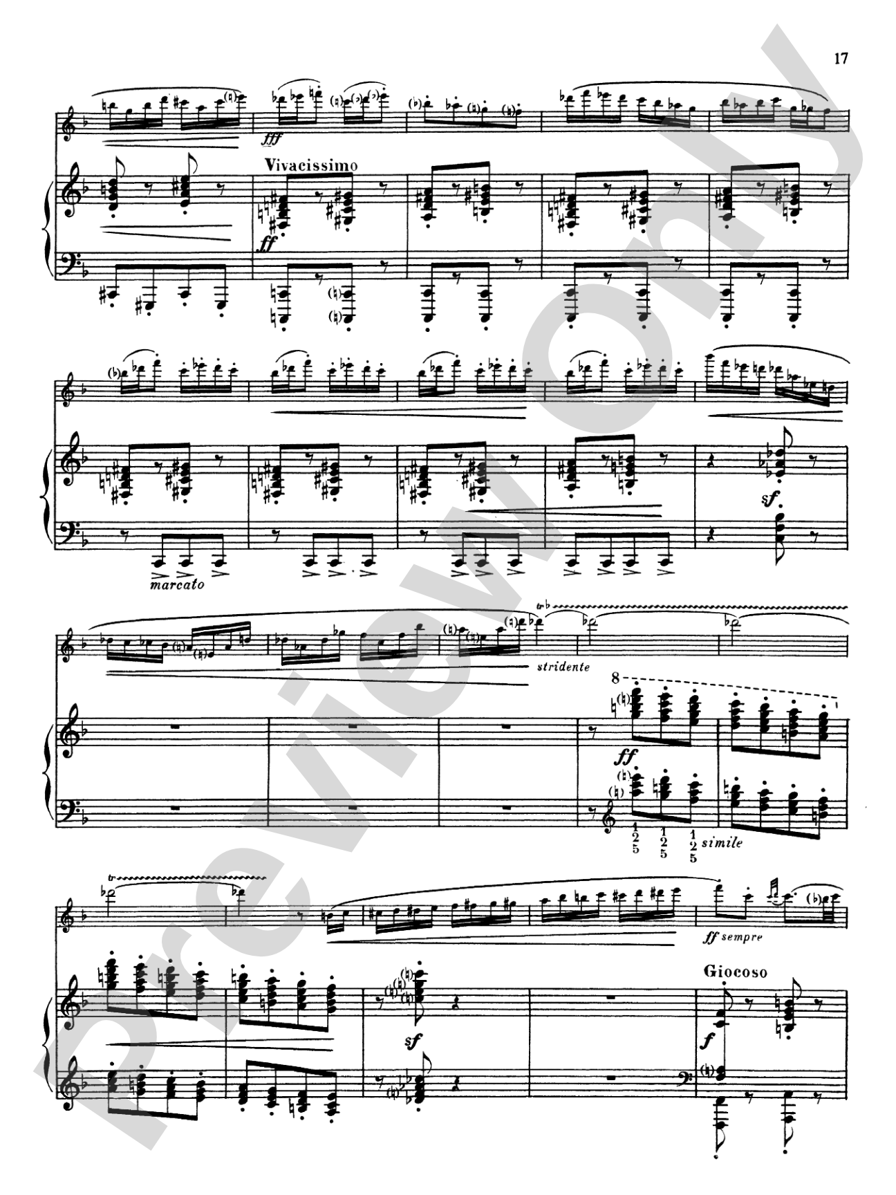 Casella: Sicilienne and Burlesque: Flute Part(s)