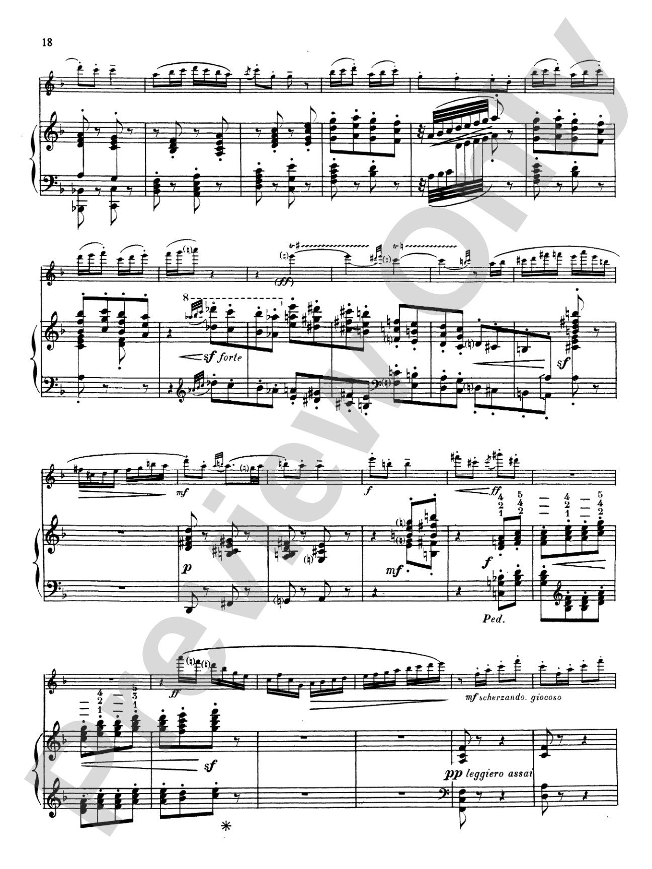 Casella: Sicilienne and Burlesque: Flute Part(s)