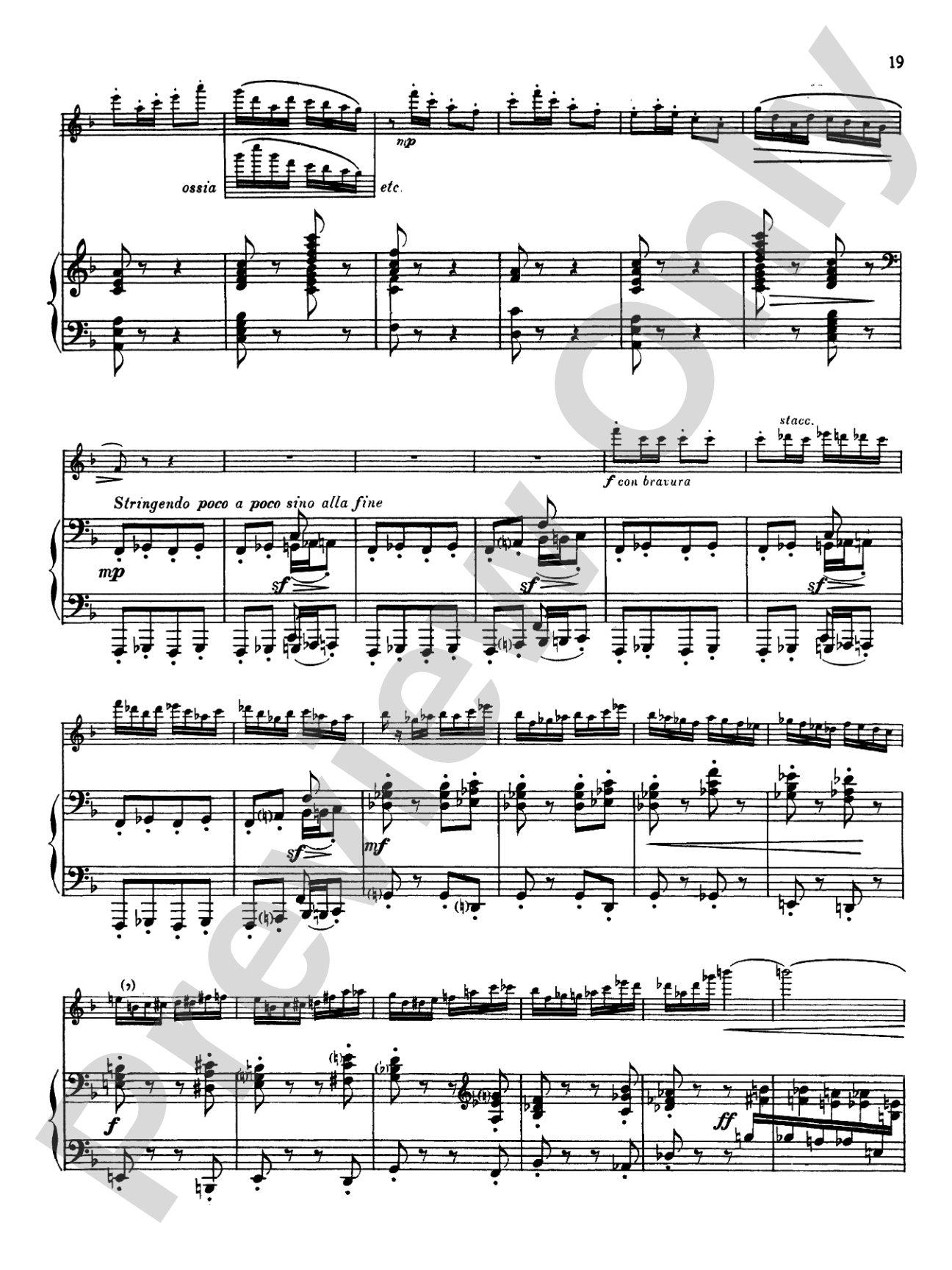 Casella: Sicilienne and Burlesque: Flute Part(s)