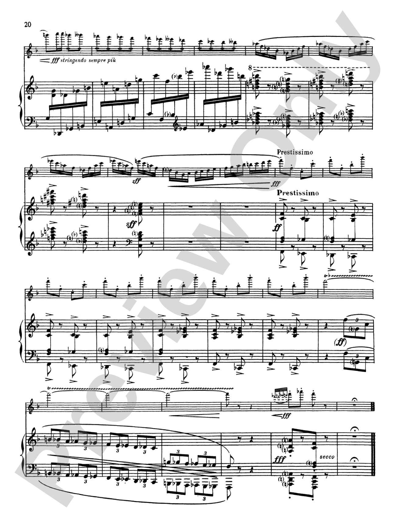 Casella: Sicilienne and Burlesque: Flute Part(s)
