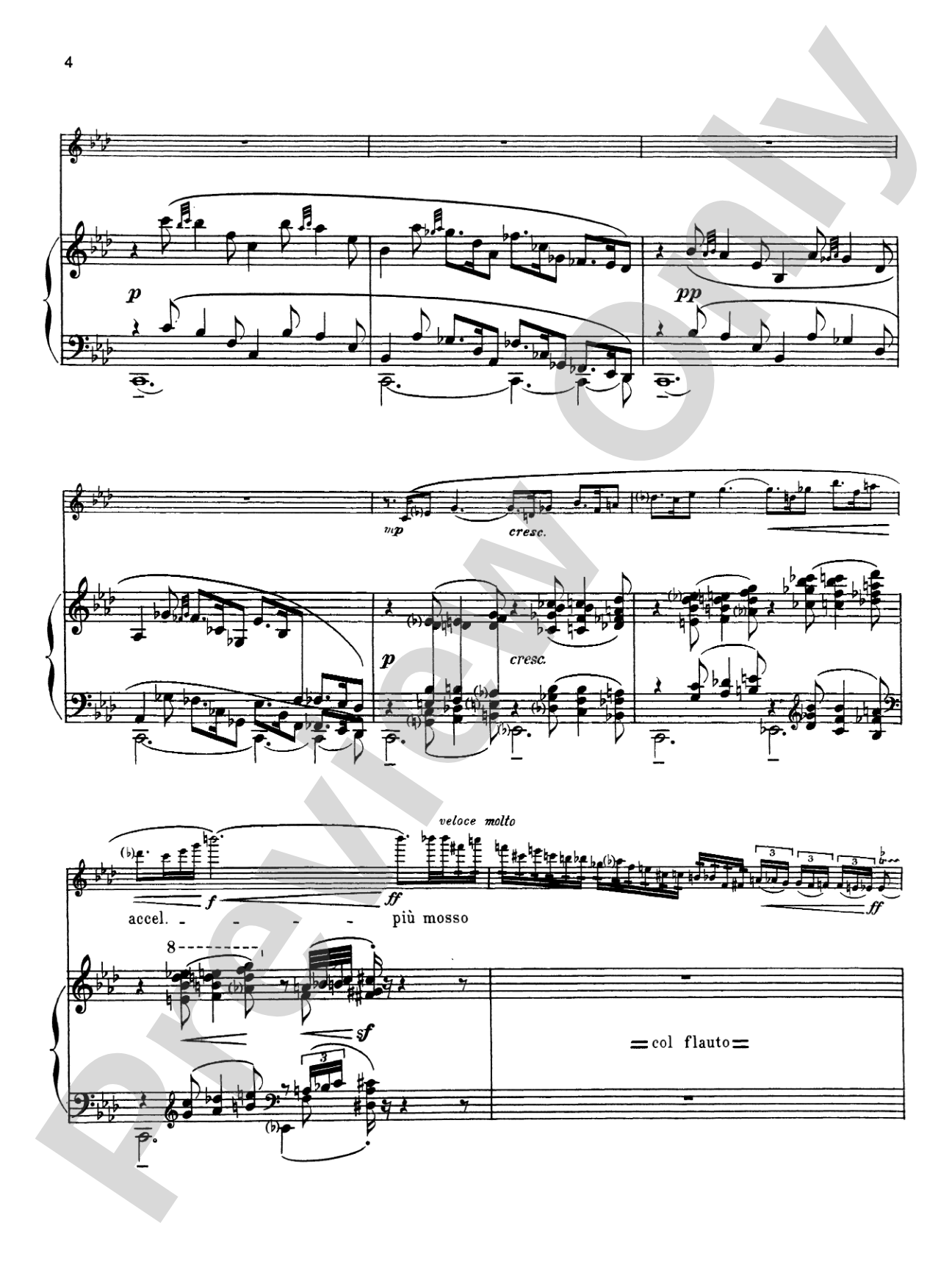 Casella: Sicilienne and Burlesque: Flute Part(s)