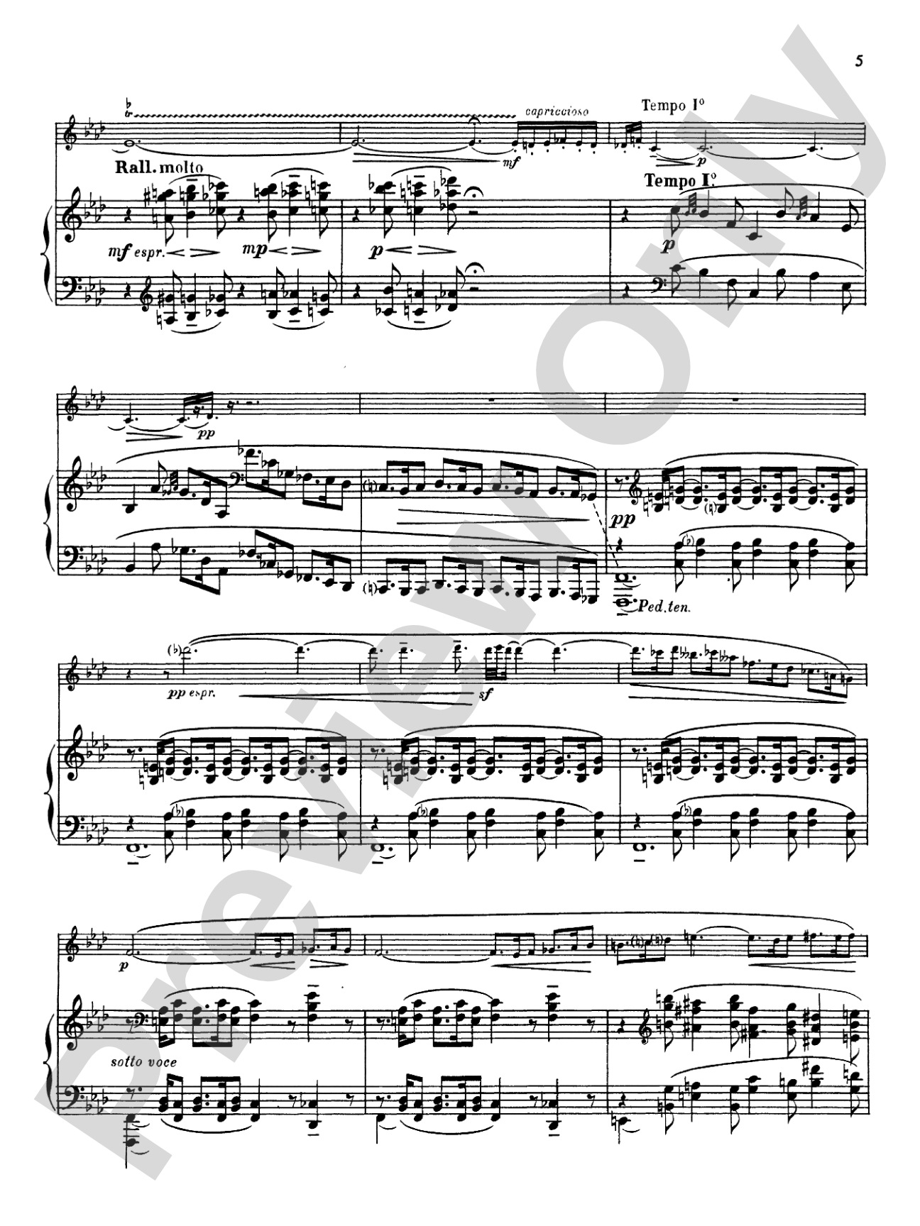 Casella: Sicilienne and Burlesque: Flute Part(s)