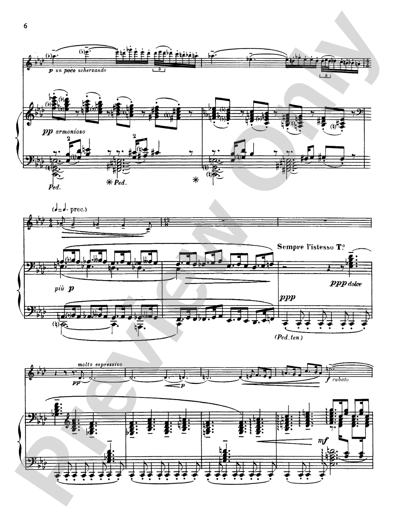 Casella: Sicilienne and Burlesque: Flute Part(s)