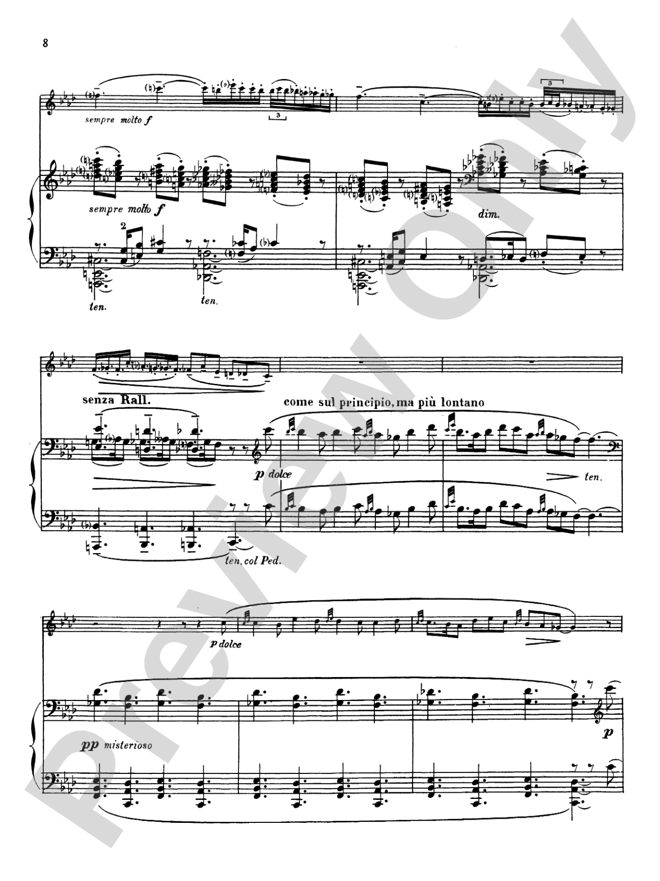 Casella: Sicilienne and Burlesque: Flute Part(s)