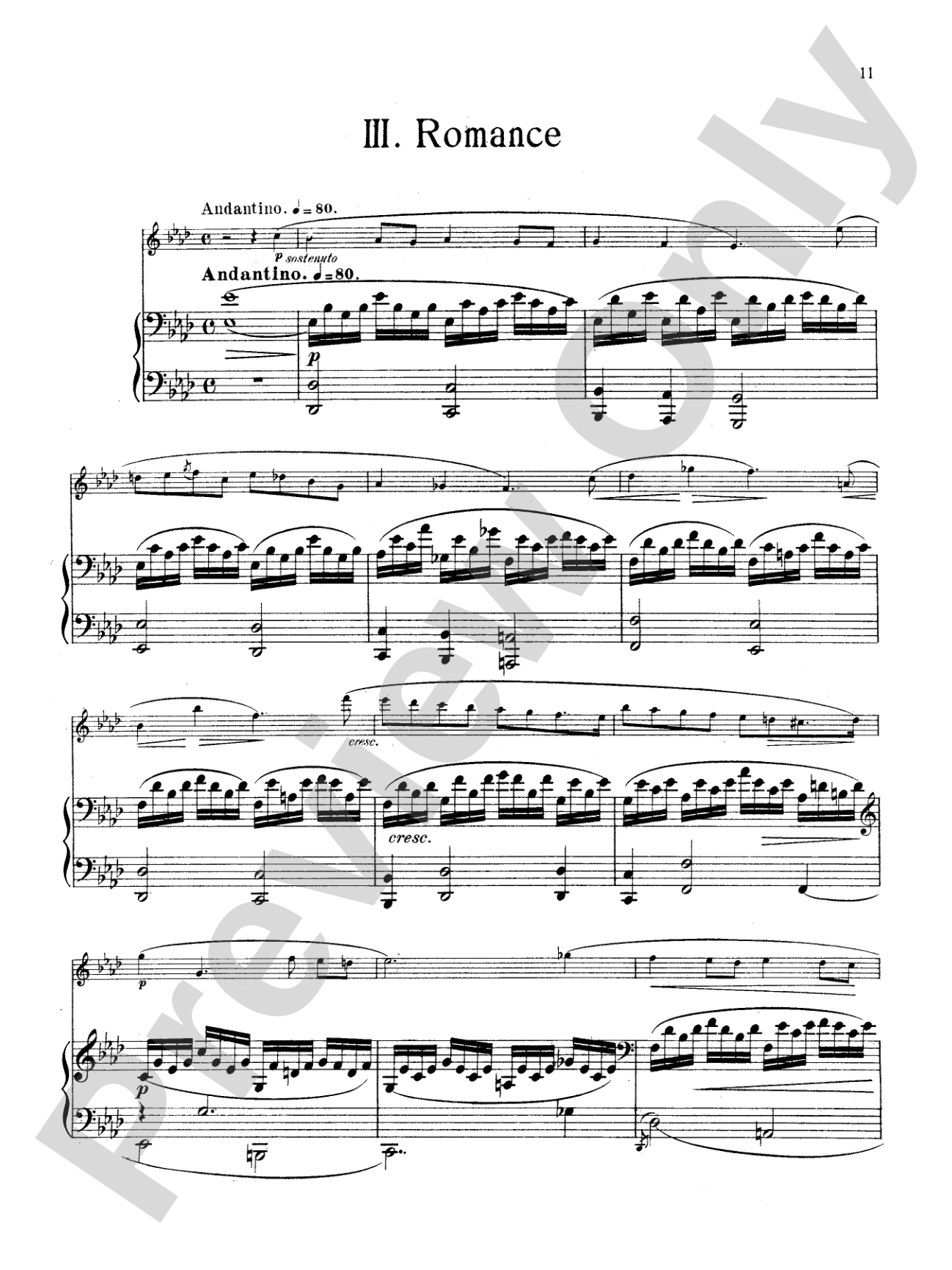 Widor: Suite, Op. 34, No. 1: Flute Part(s)