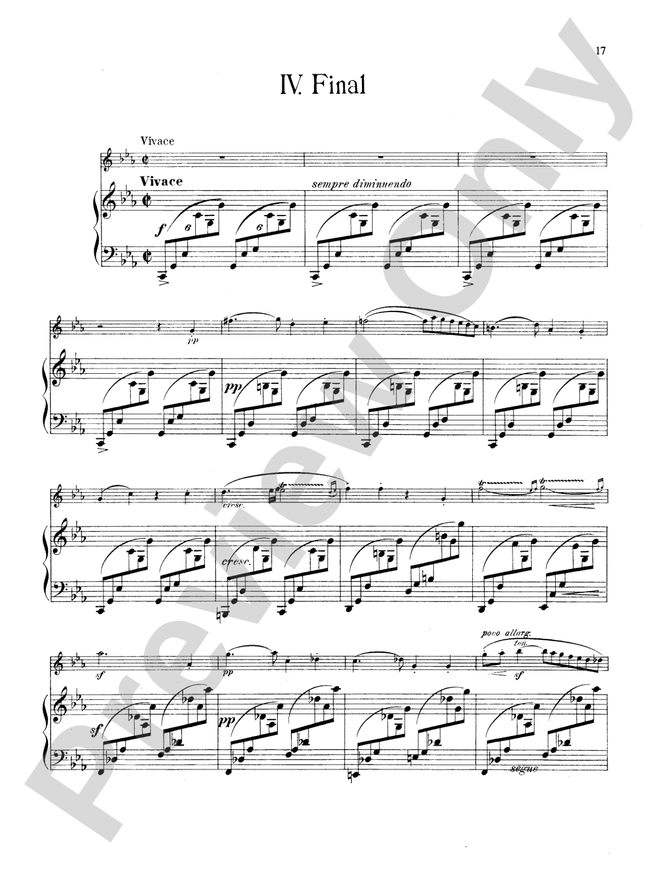 Widor: Suite, Op. 34, No. 1: Flute Part(s)