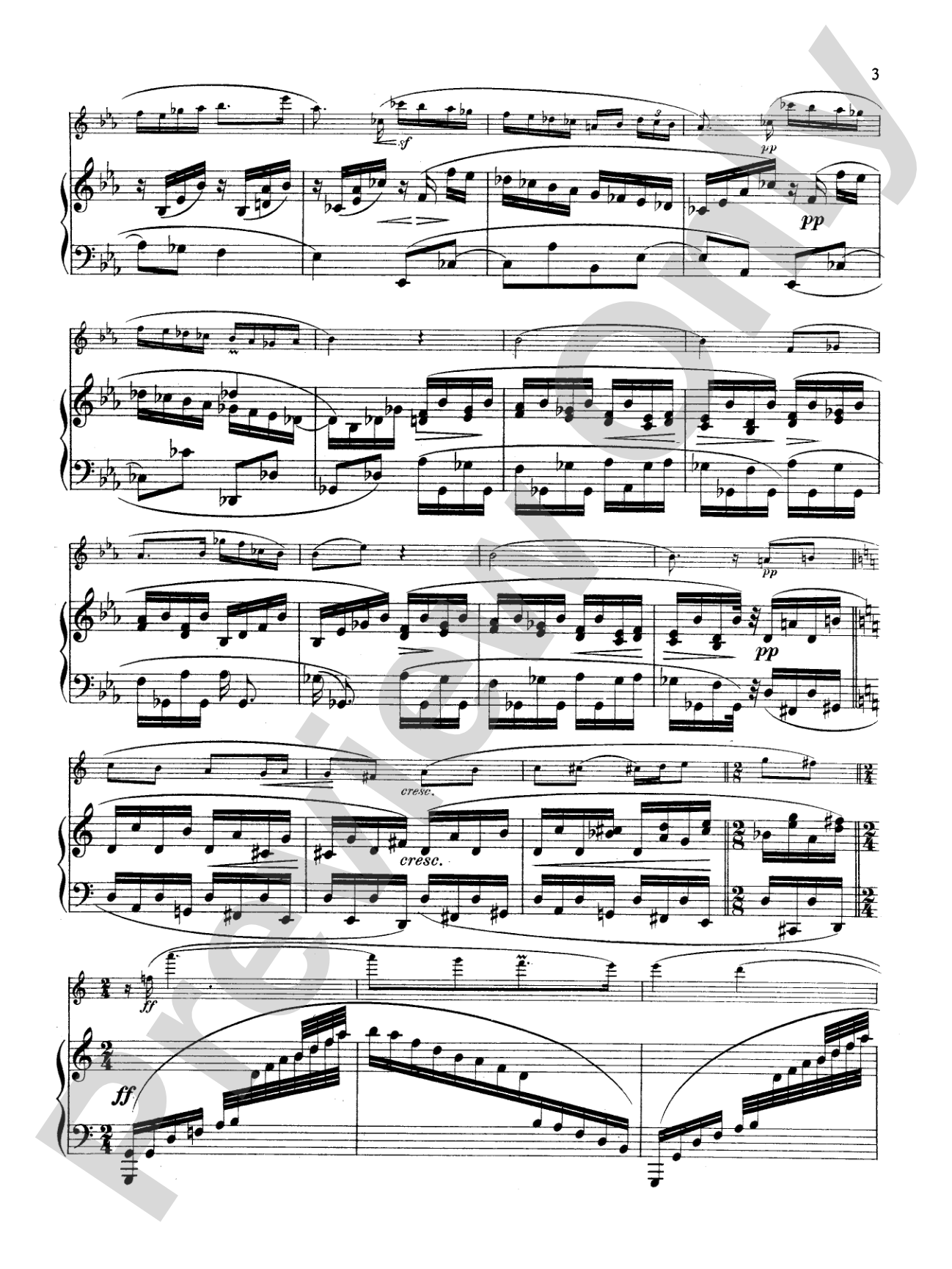 Widor: Suite, Op. 34, No. 1: Flute Part(s)