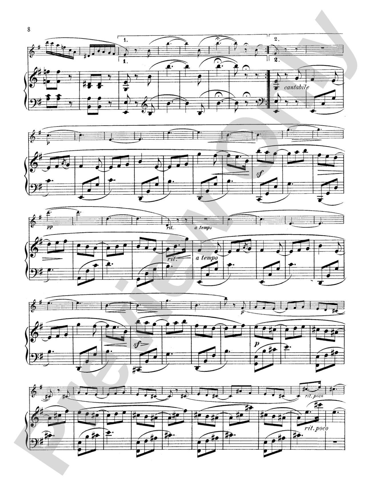 Widor: Suite, Op. 34, No. 1: Flute Part(s)