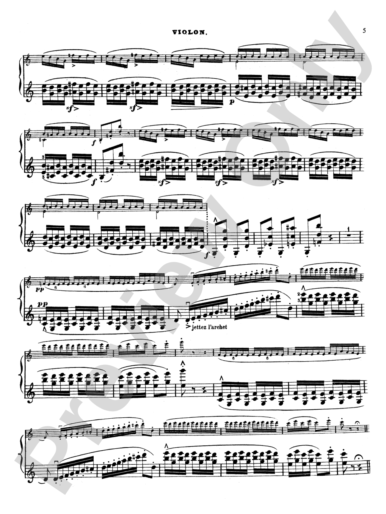 Bazzini: La Ronde des Lutins (Scherzo Fantastique, Op. 25): Violin Book