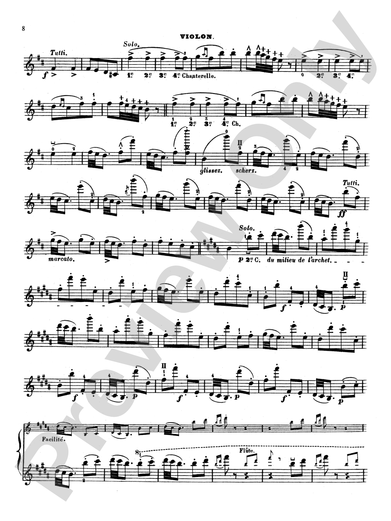 Bazzini: La Ronde des Lutins (Scherzo Fantastique, Op. 25): Violin Book