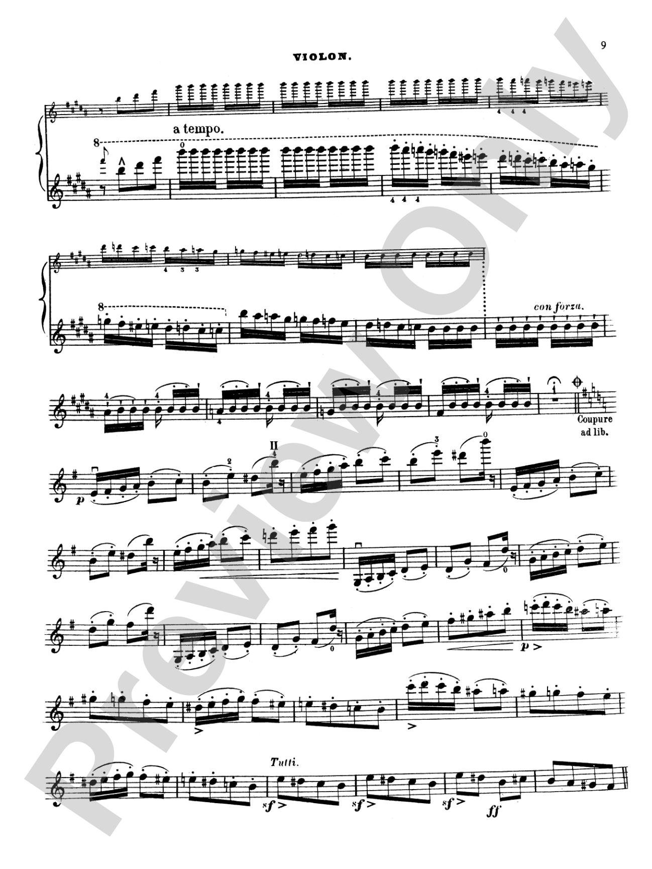 Bazzini: La Ronde des Lutins (Scherzo Fantastique, Op. 25): Violin Book