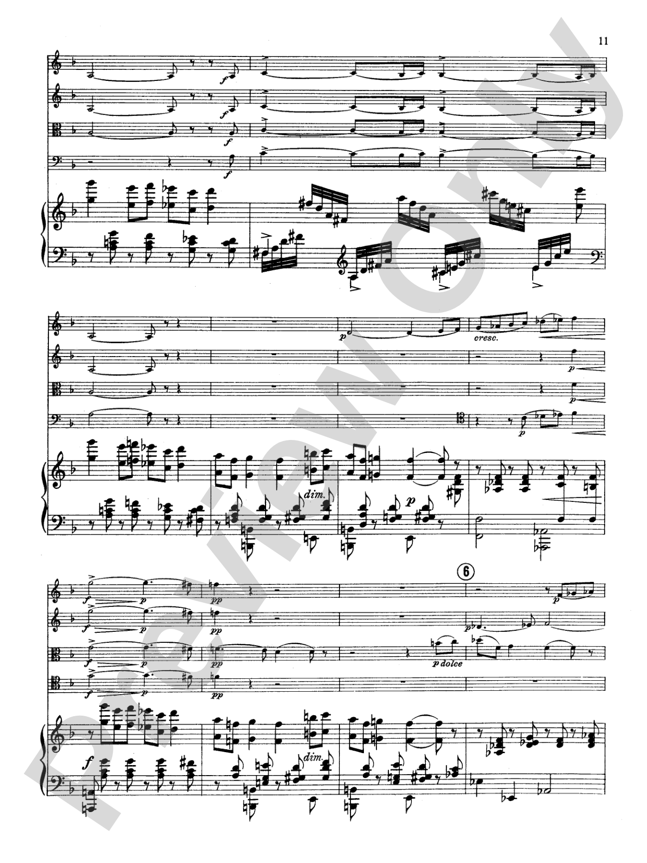 Fauré: Quintet, Op. 89 in D Minor: String Quintet Book