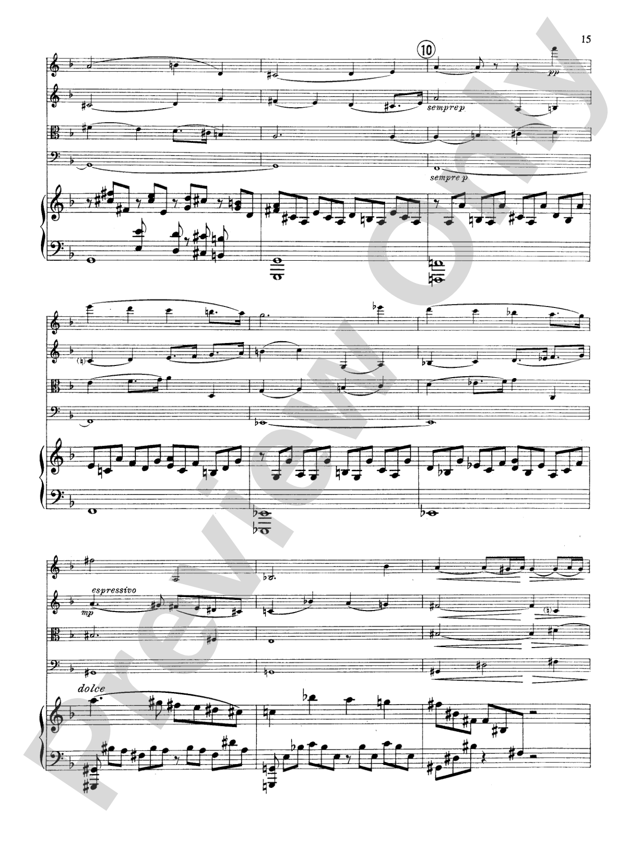 Fauré: Quintet, Op. 89 in D Minor: String Quintet Book