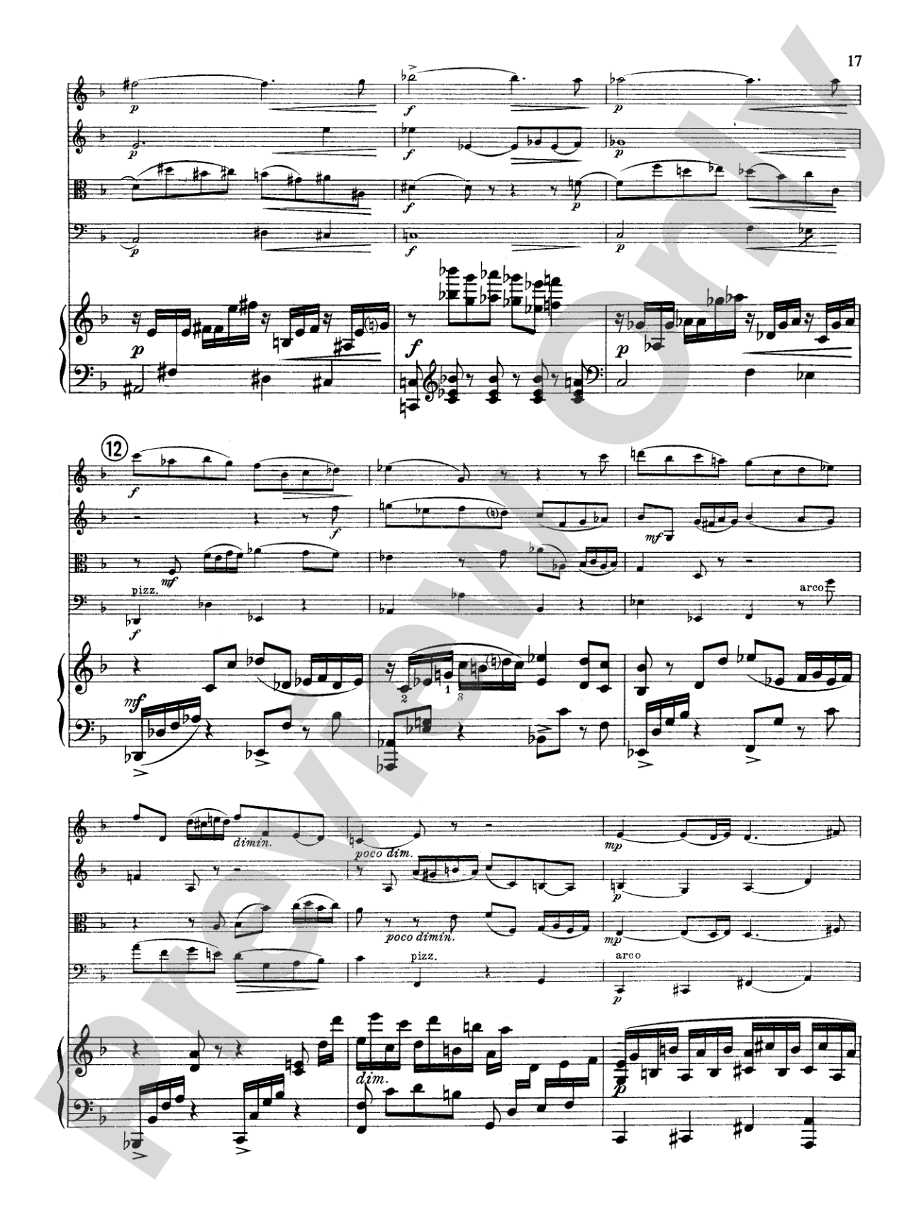Fauré: Quintet, Op. 89 in D Minor: String Quintet Book