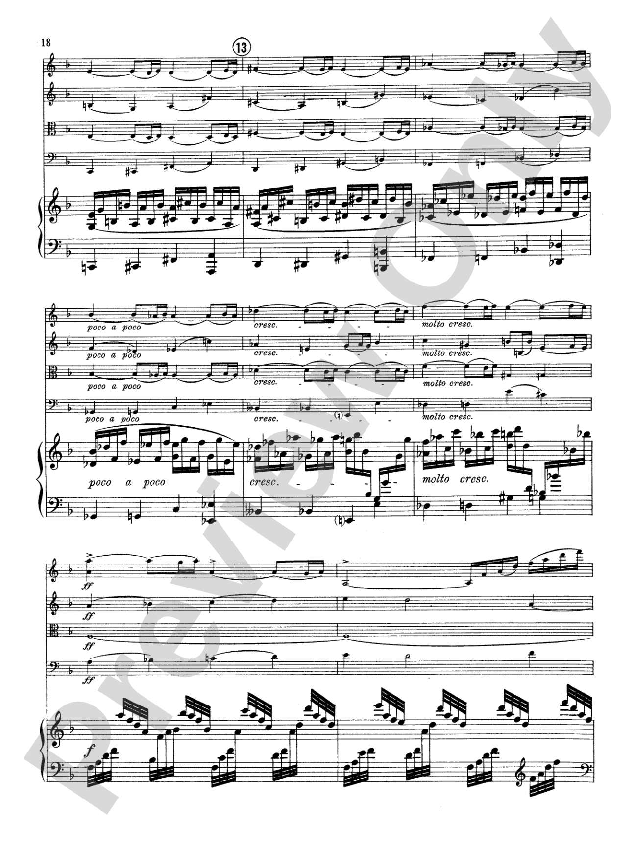 Fauré: Quintet, Op. 89 in D Minor: String Quintet Book