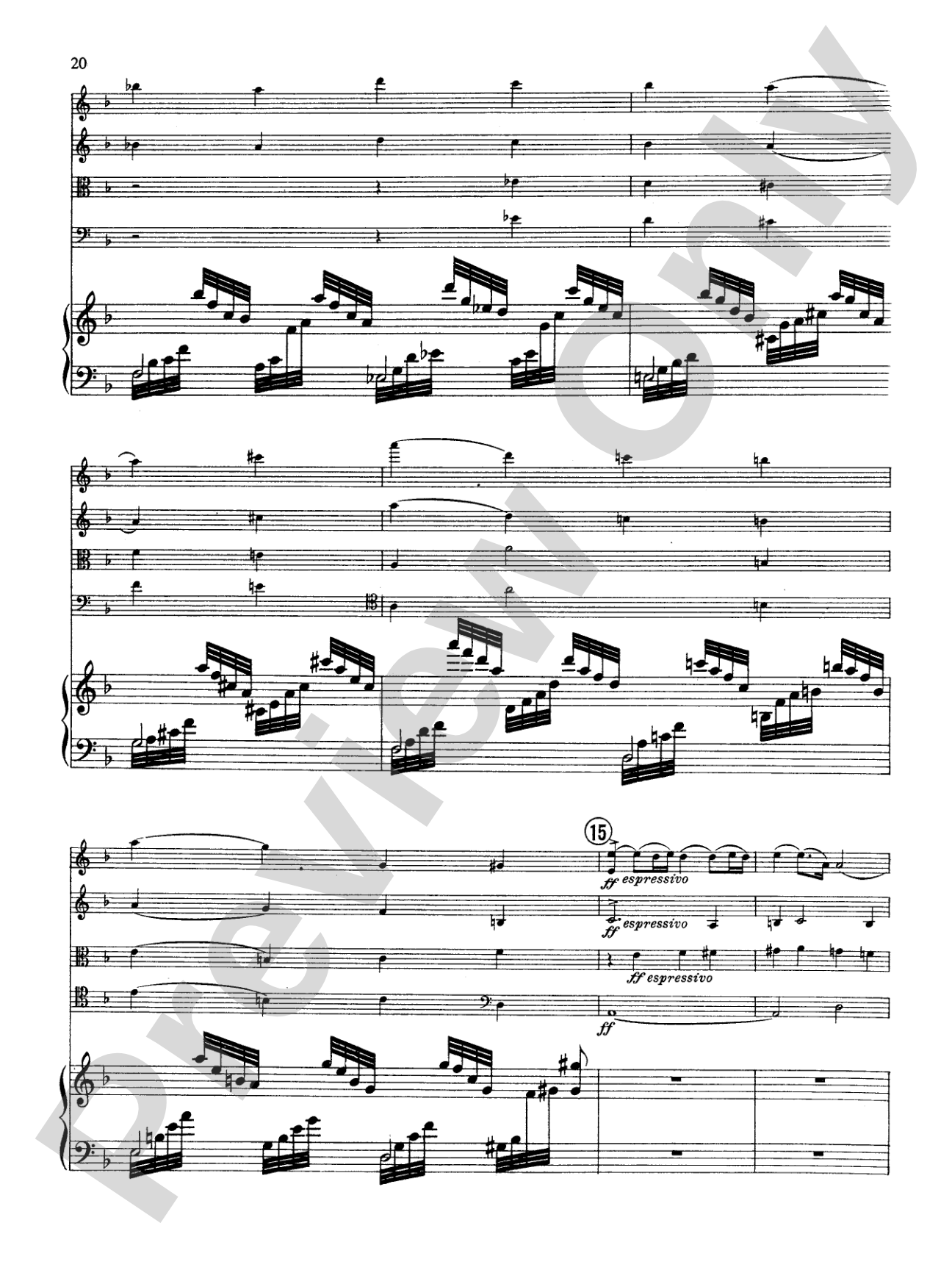 Fauré: Quintet, Op. 89 in D Minor: String Quintet Book