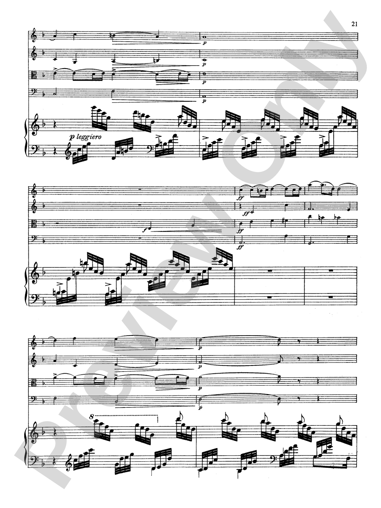 Fauré: Quintet, Op. 89 in D Minor: String Quintet Book