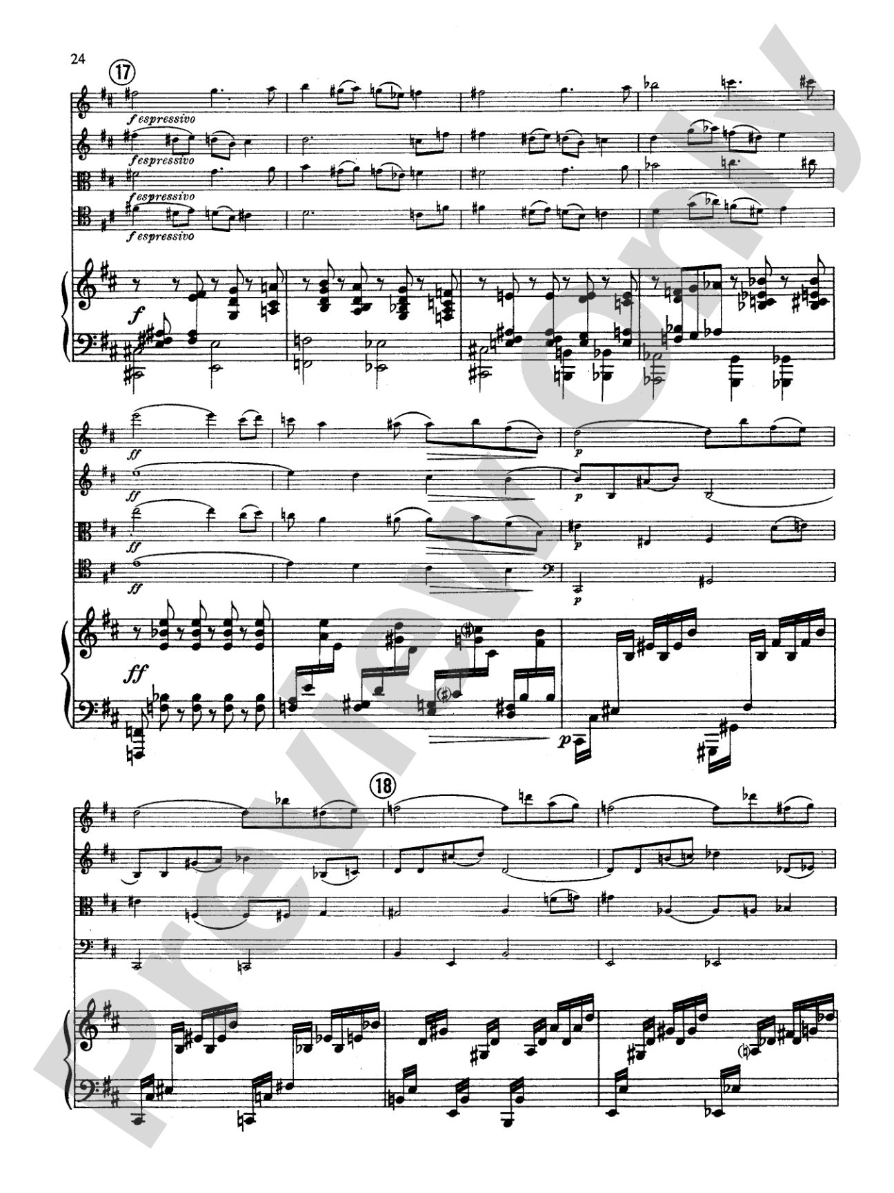 Fauré: Quintet, Op. 89 in D Minor: String Quintet Book