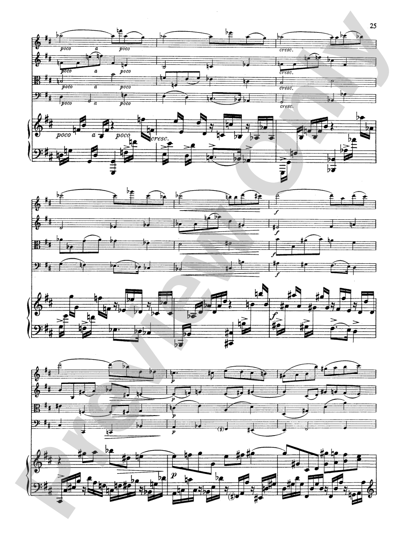 Fauré: Quintet, Op. 89 in D Minor: String Quintet Book