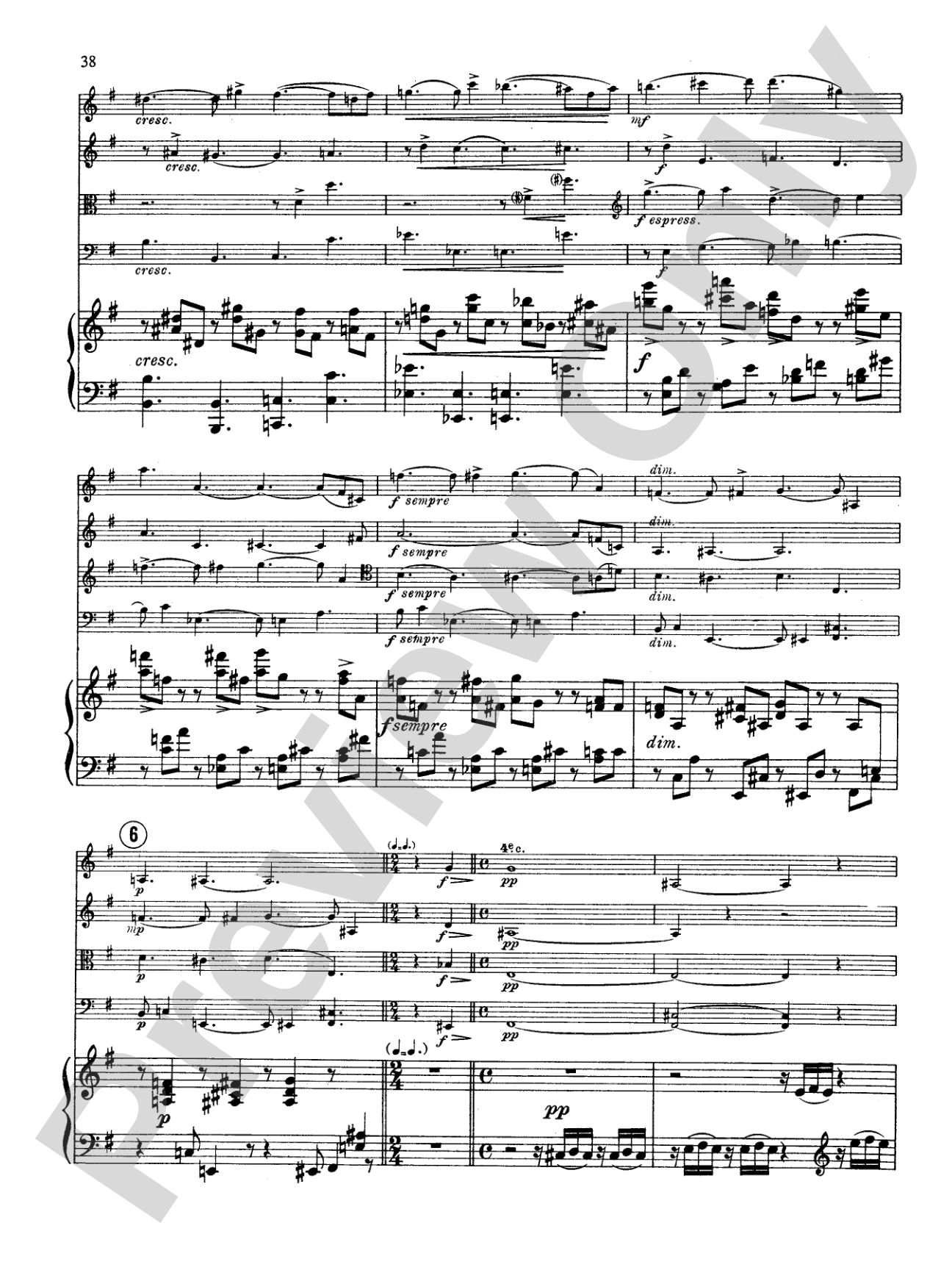 Fauré: Quintet, Op. 89 in D Minor: String Quintet Book