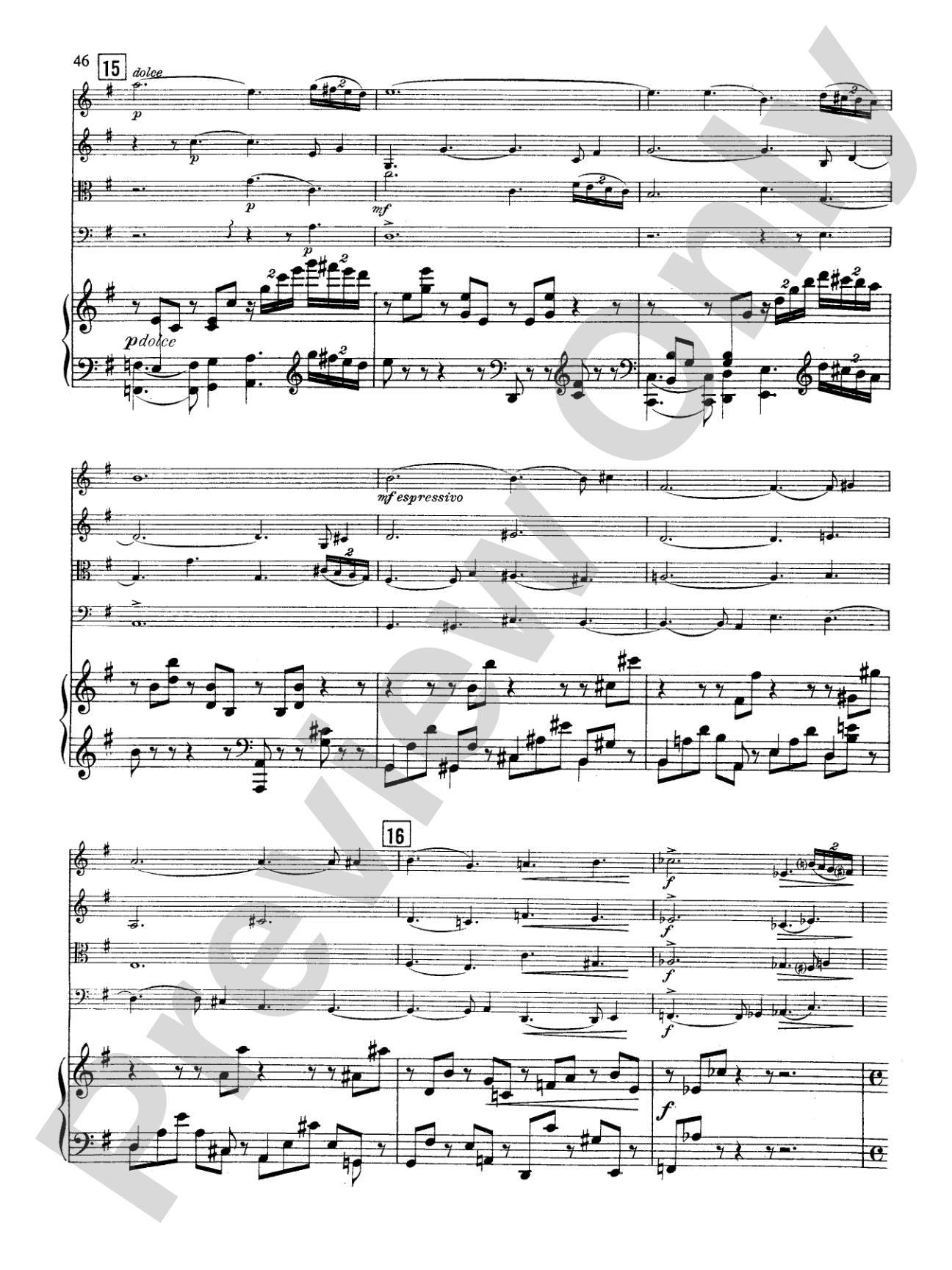 Fauré: Quintet, Op. 89 in D Minor: String Quintet Book