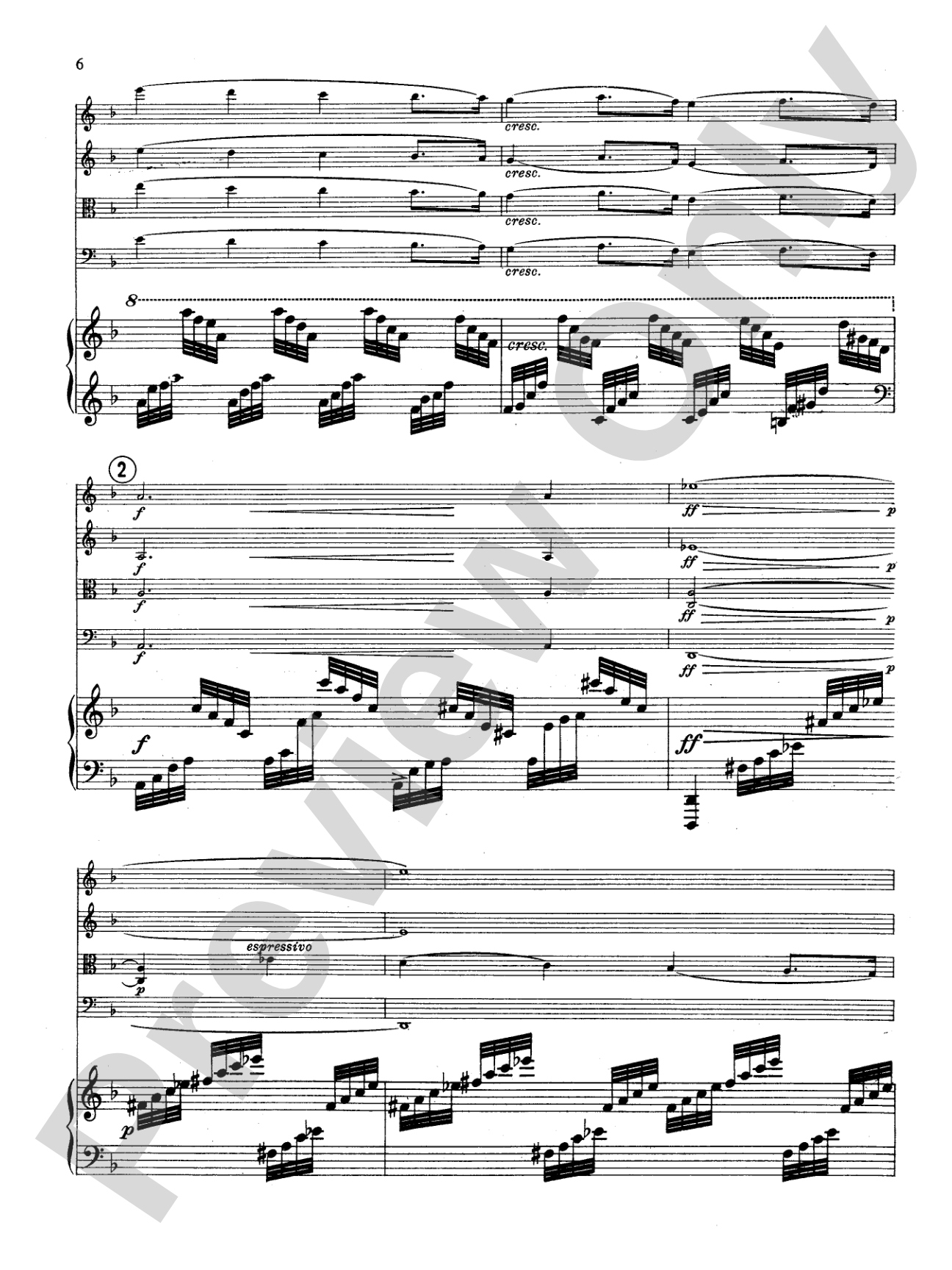 Fauré: Quintet, Op. 89 in D Minor: String Quintet Book