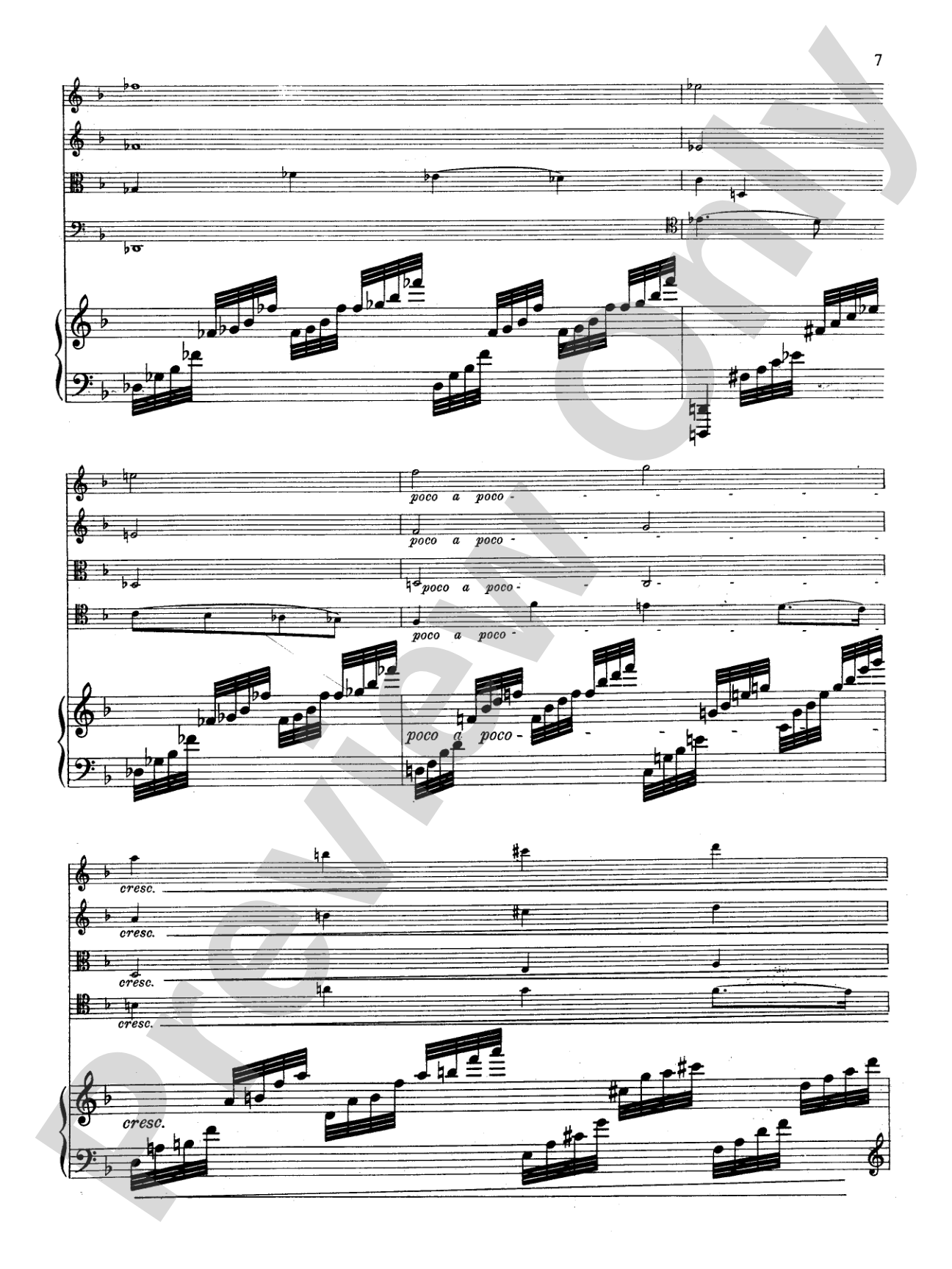 Fauré: Quintet, Op. 89 in D Minor: String Quintet Book