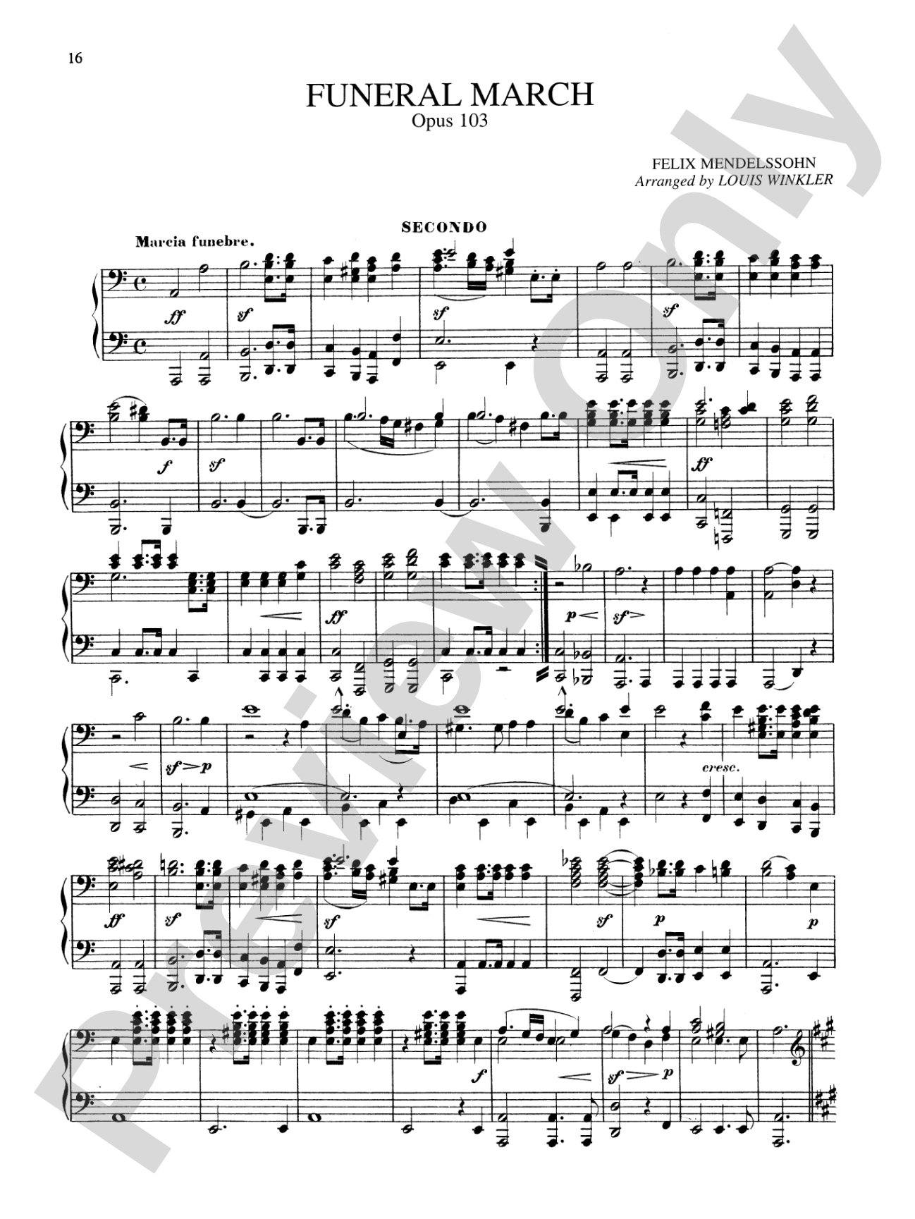 Mendelssohn: Marches