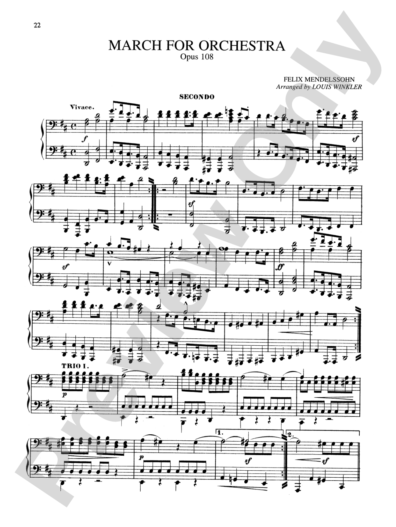 Mendelssohn: Marches