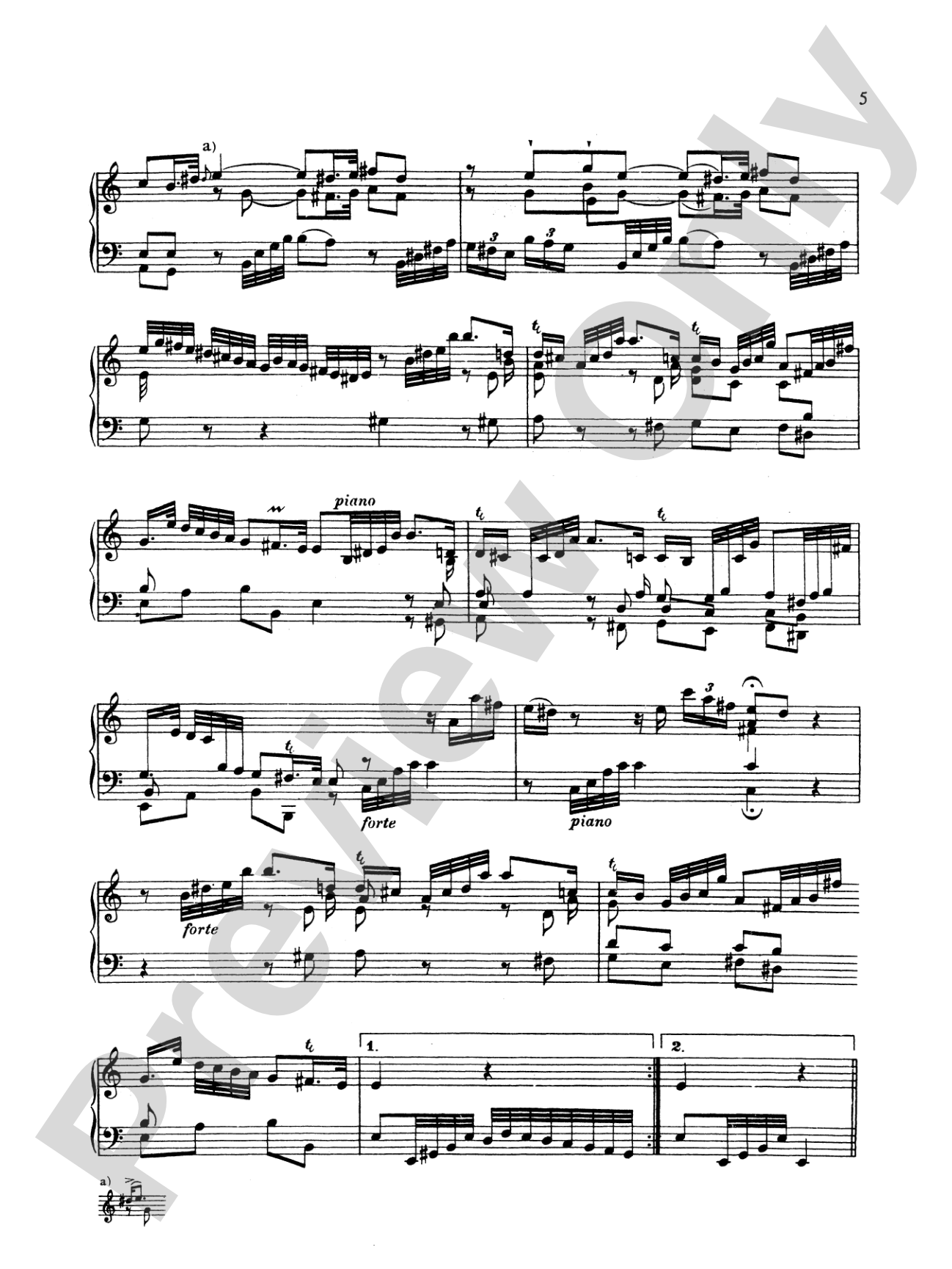 Bach: The Württenburg Sonatas (Complete): Piano Book