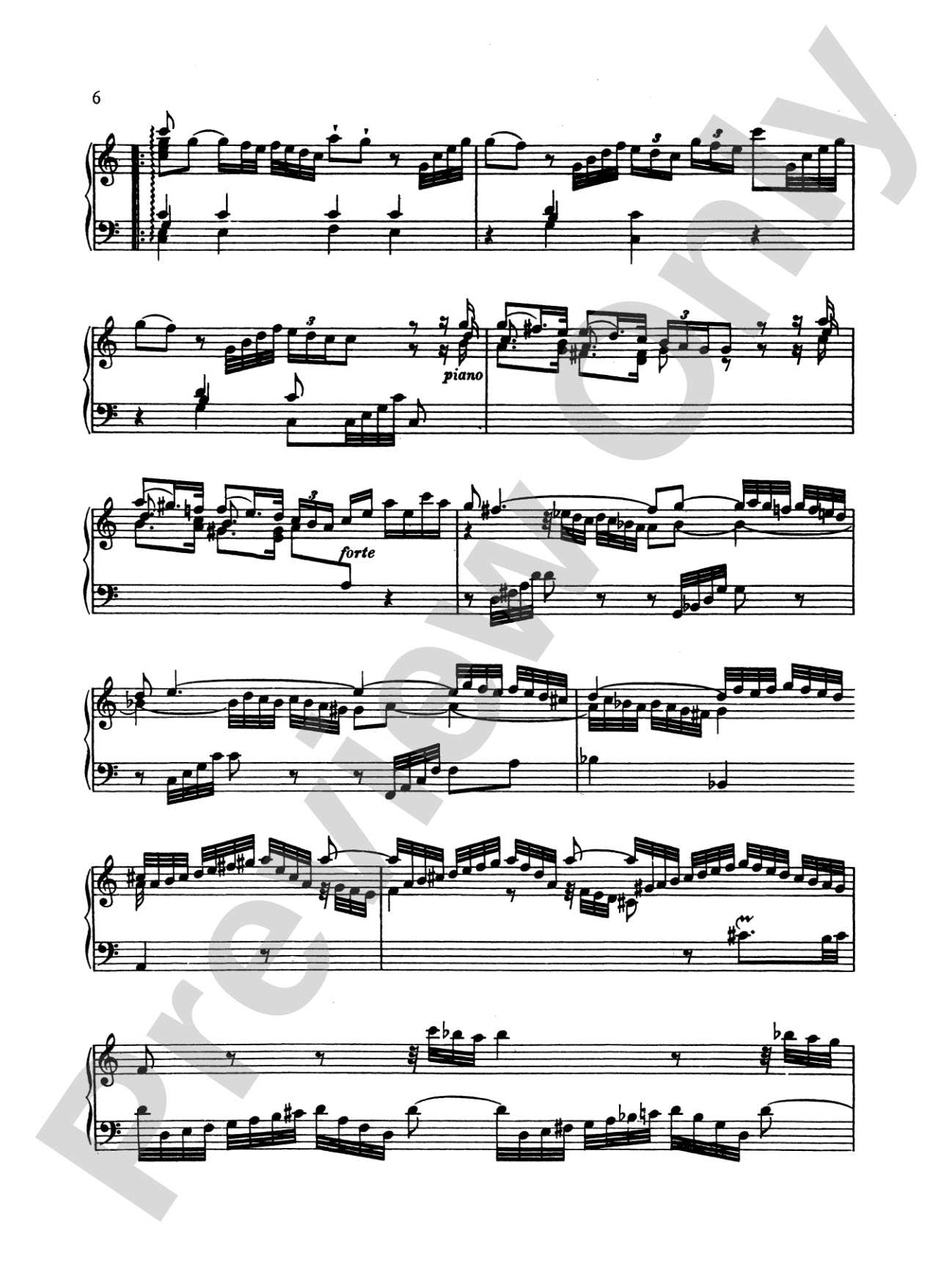 Bach: The Württenburg Sonatas (Complete): Piano Book