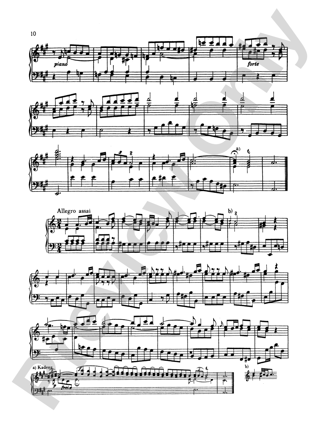 Bach: The Württenburg Sonatas (Complete): Piano Book