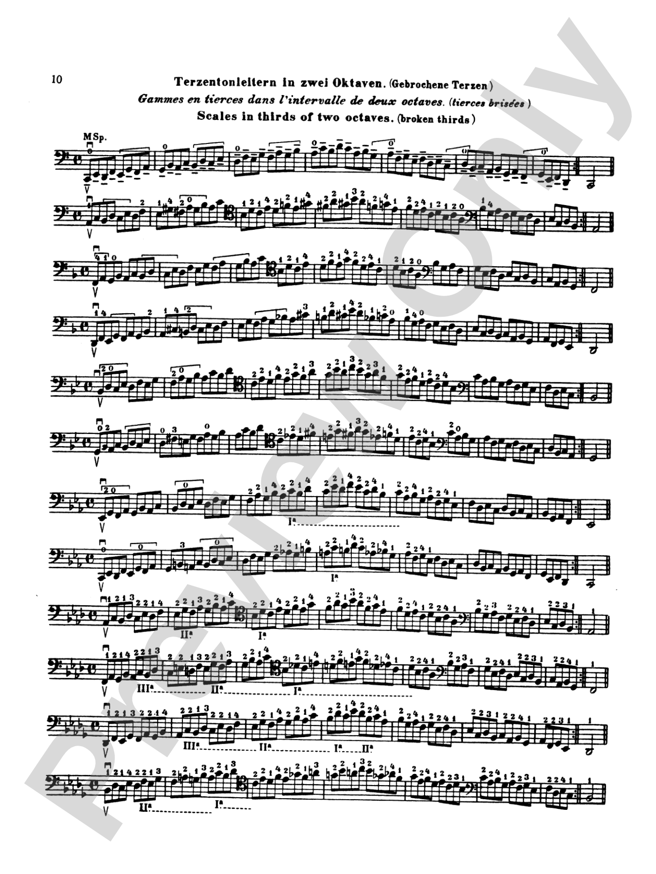 Klengel: Technical Studies (Complete): Cello Book