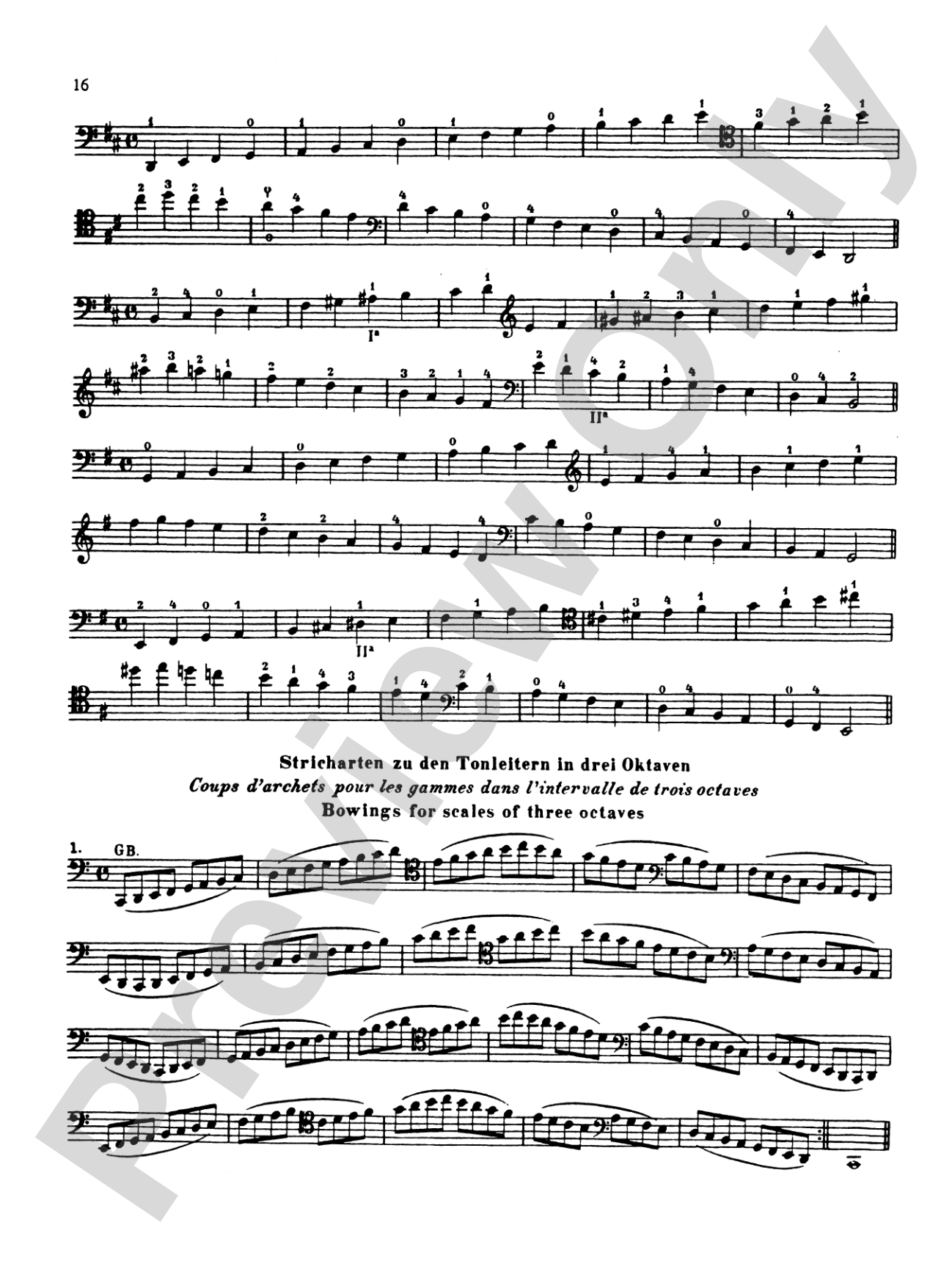 Klengel: Technical Studies (Complete): Cello Book