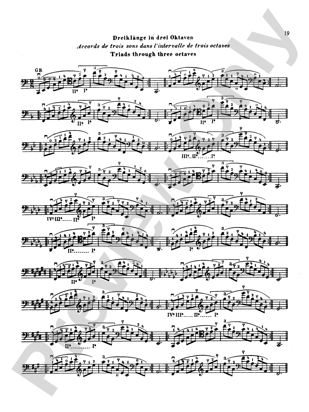 Klengel: Technical Studies (Complete): Cello Book