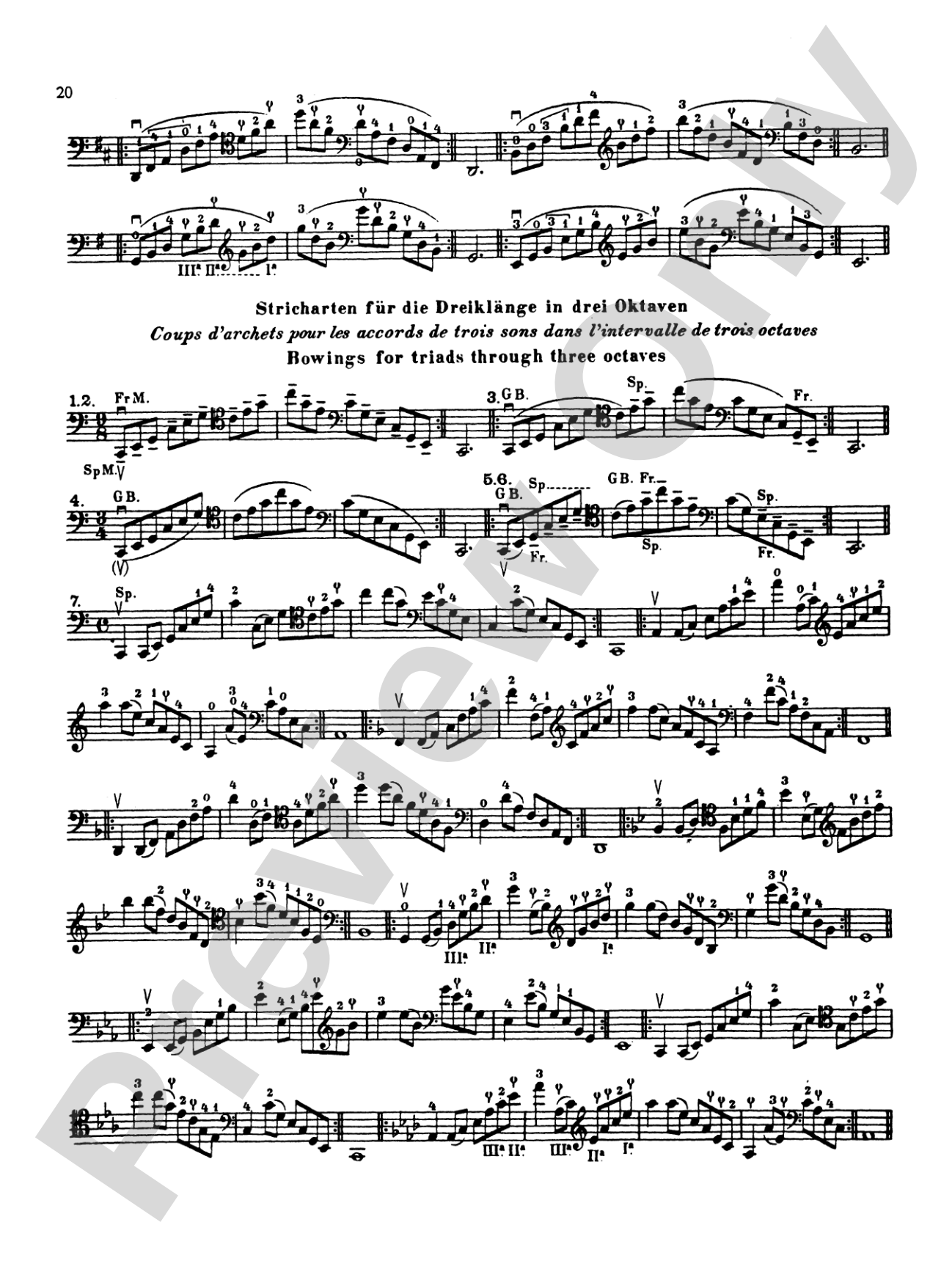 Klengel: Technical Studies (Complete): Cello Book