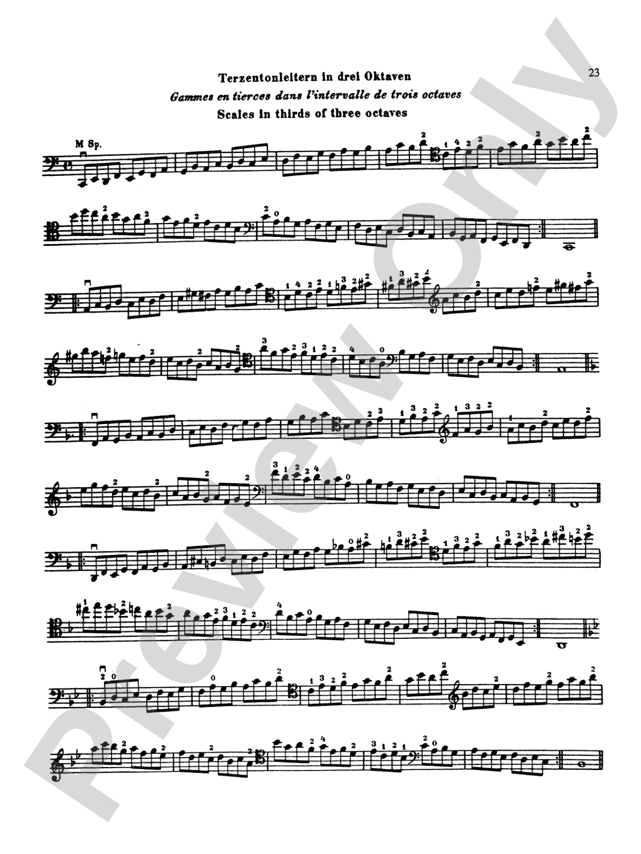 Klengel: Technical Studies (Complete): Cello Book