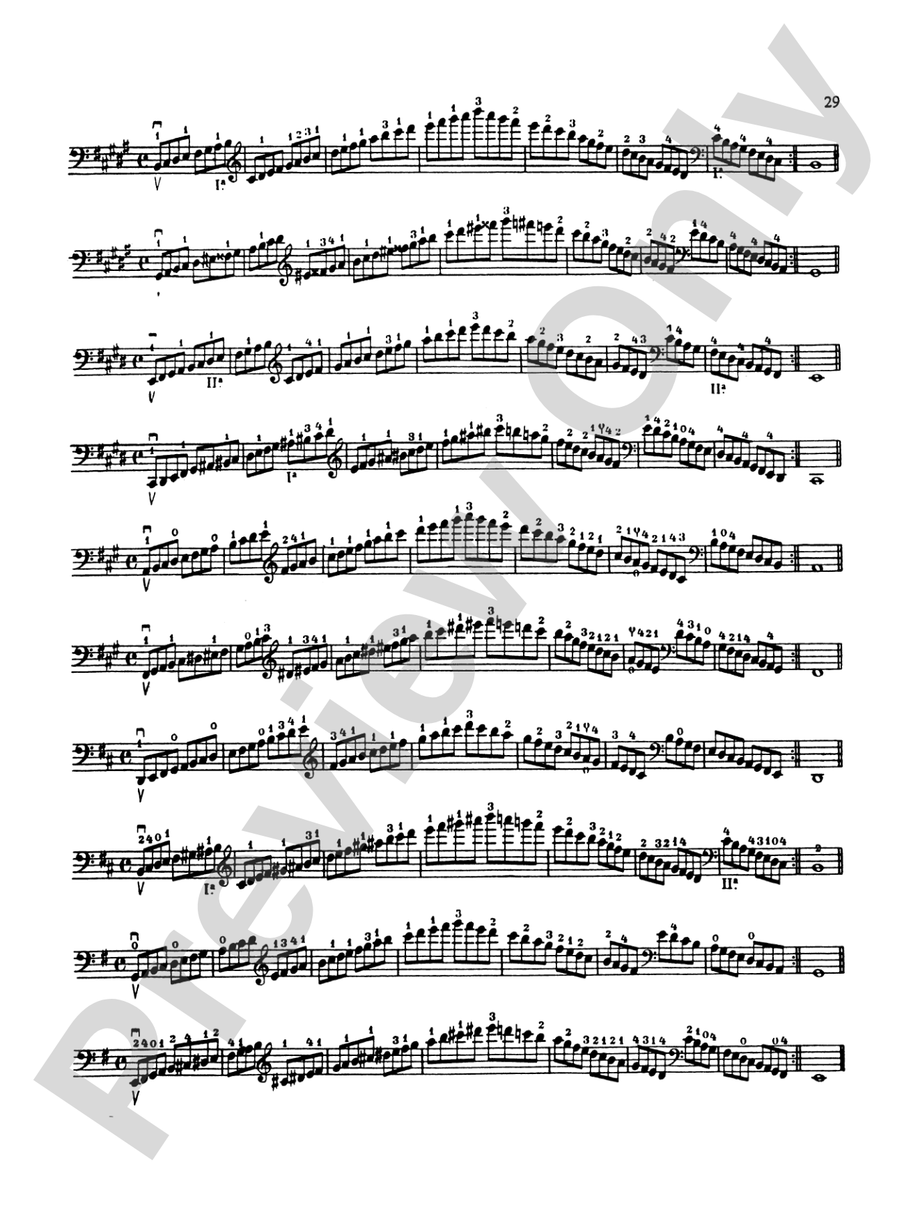 Klengel: Technical Studies (Complete): Cello Book