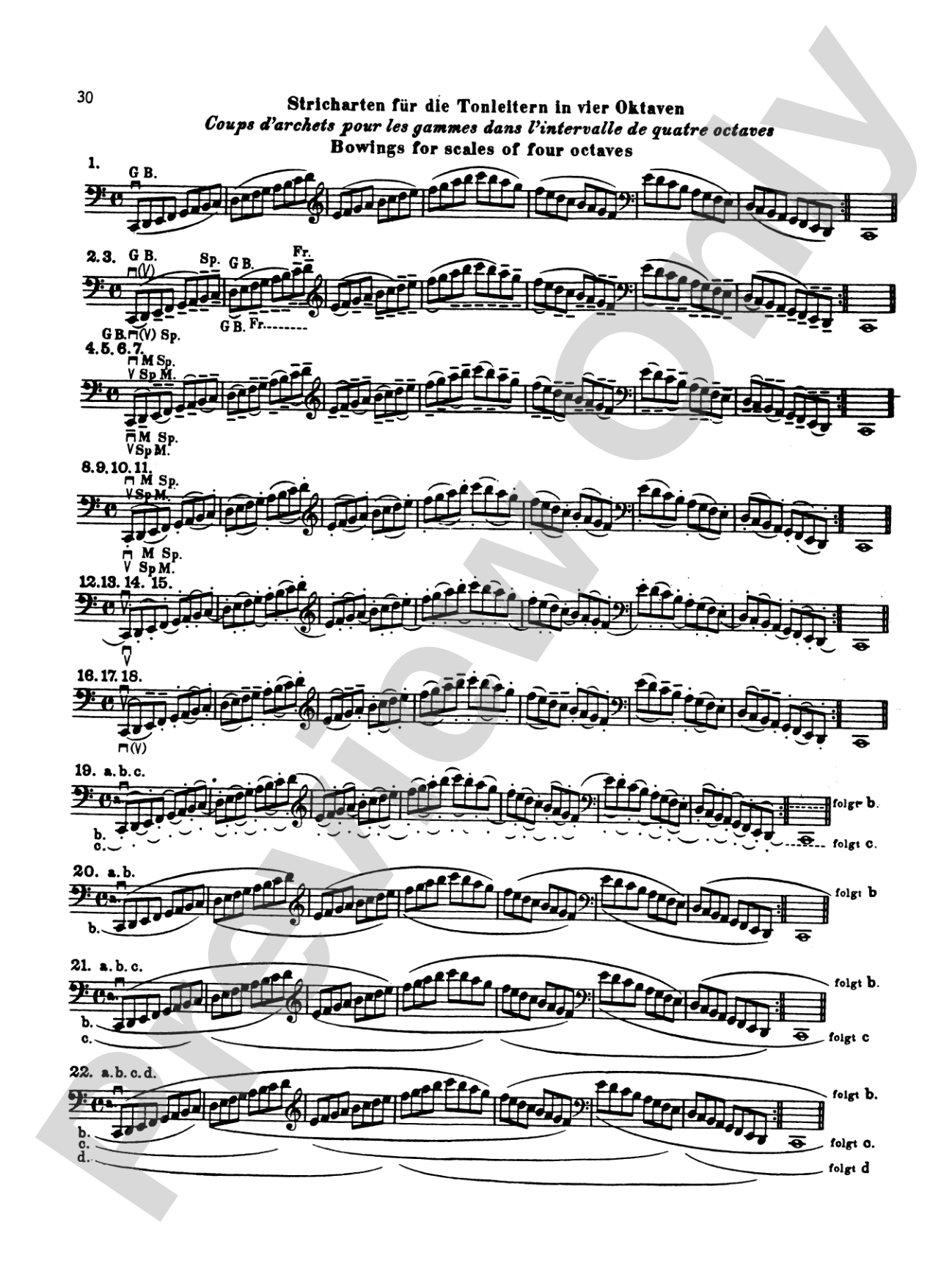Klengel: Technical Studies (Complete): Cello Book