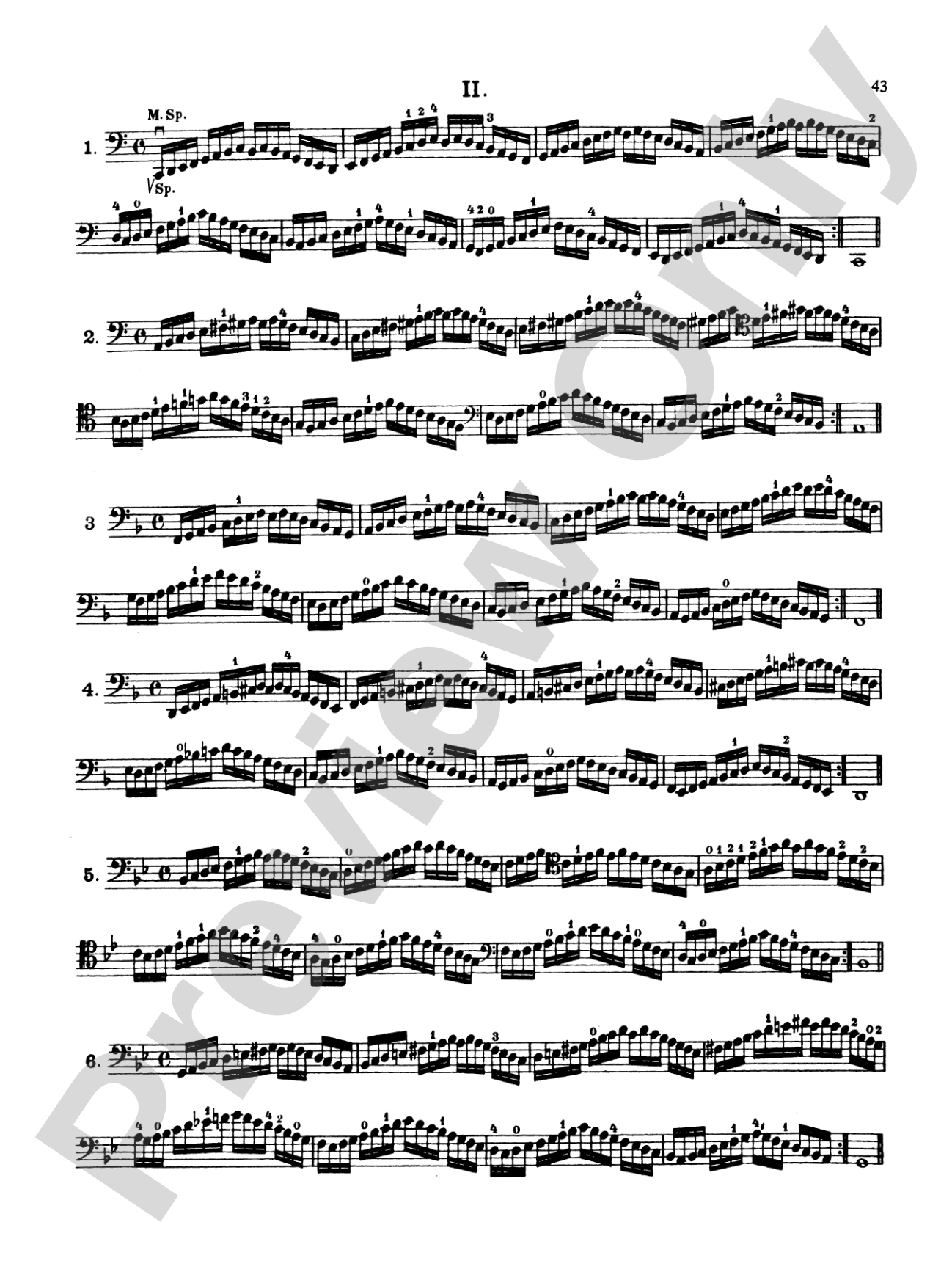 Klengel: Technical Studies (Complete): Cello Book